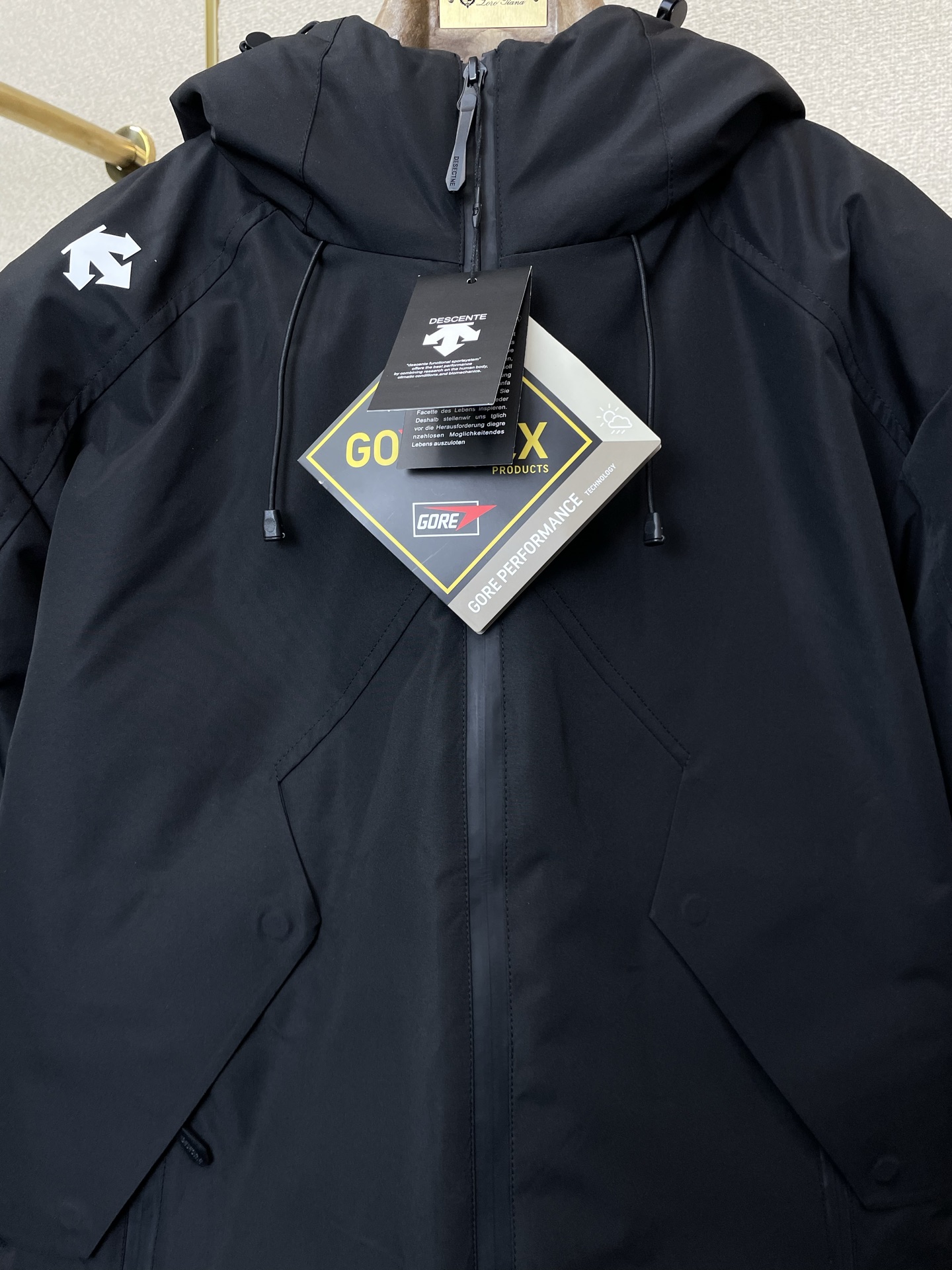 Descente Jacket Cotton Hooded S-l-xl