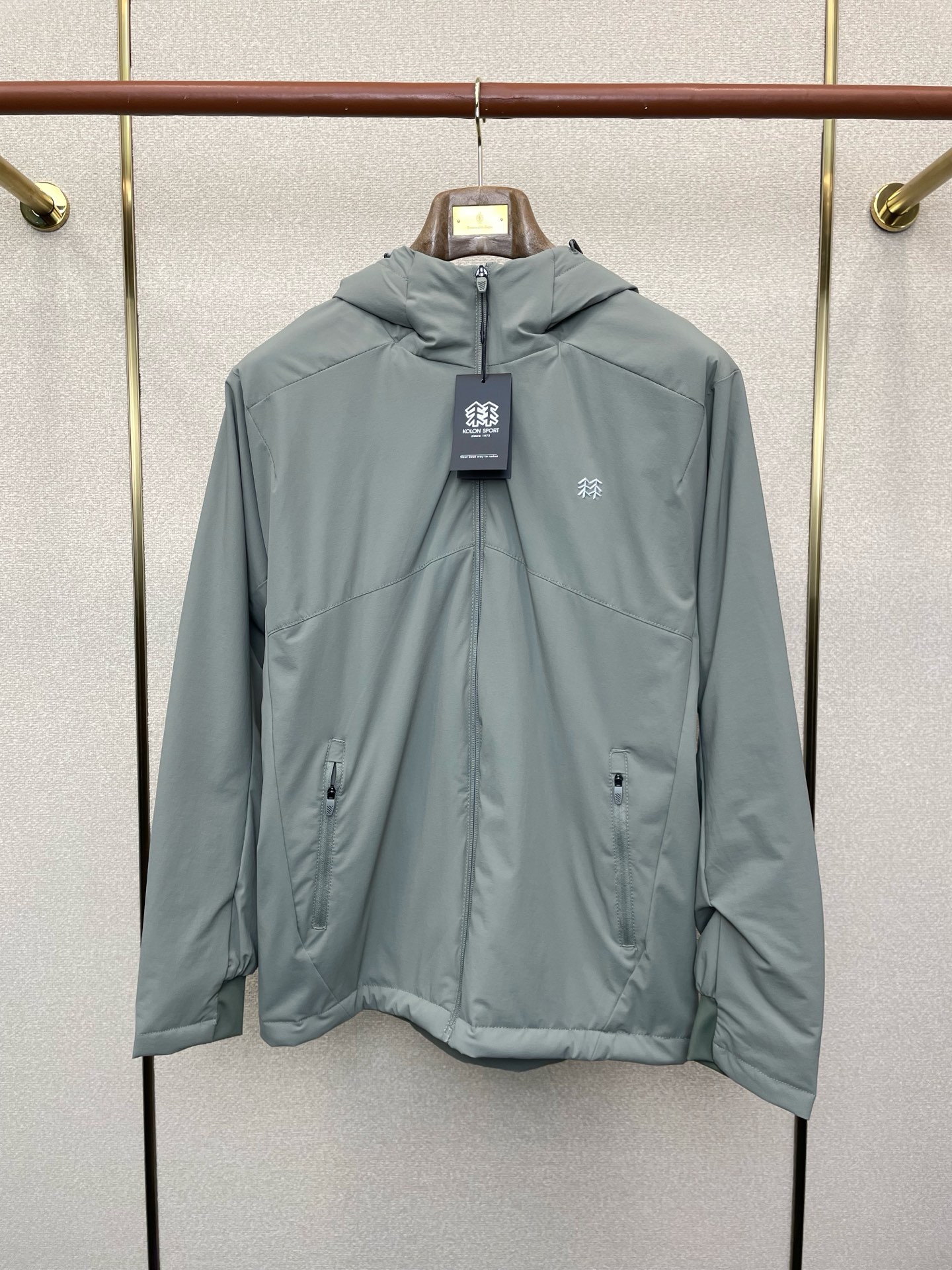 Kolon Sport Jacket Cotton Hooded S-l-xl