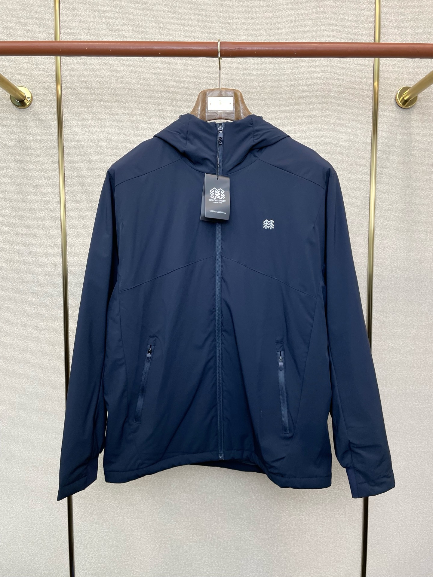 Kolon Sport Jacket Cotton Hooded S-l-xl