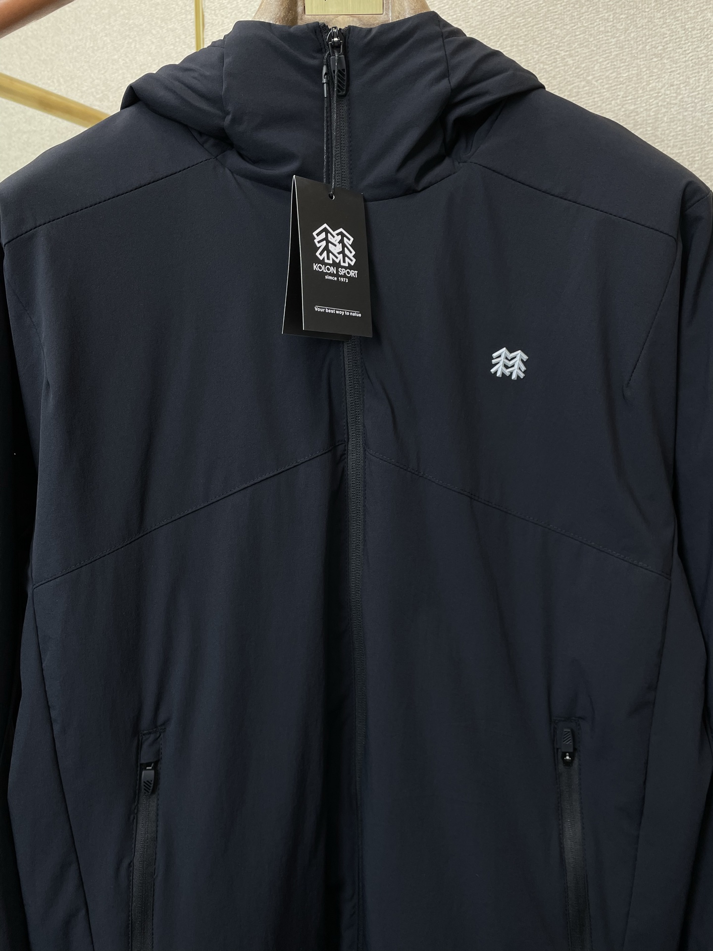 Kolon Sport Jacket Cotton Hooded S-l-xl