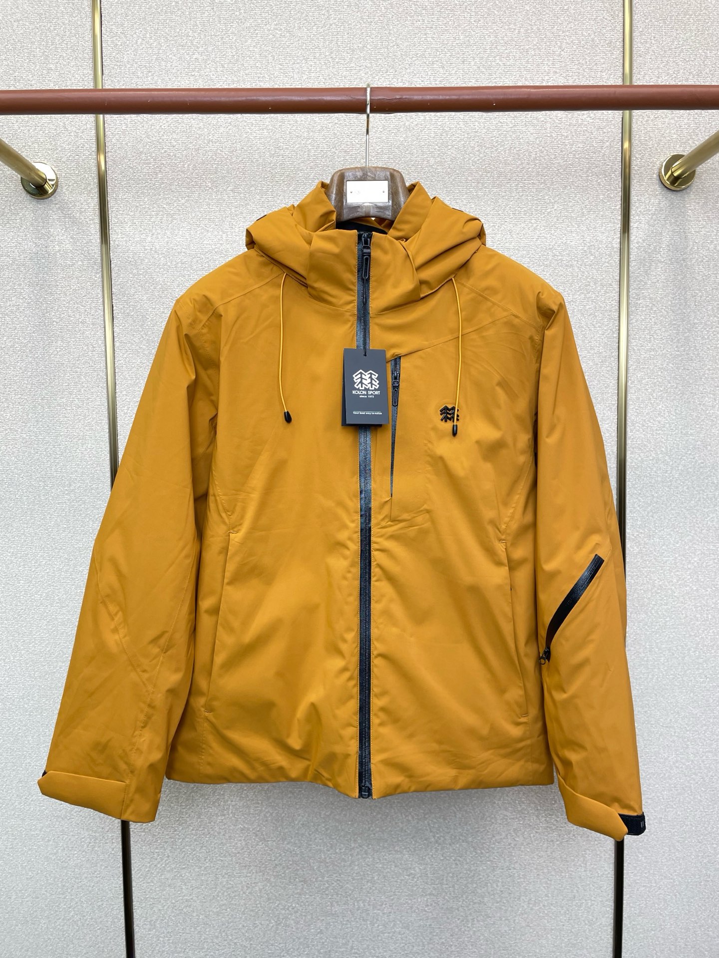 Kolon Sport Jacket Cotton Hooded S-m-l-xl