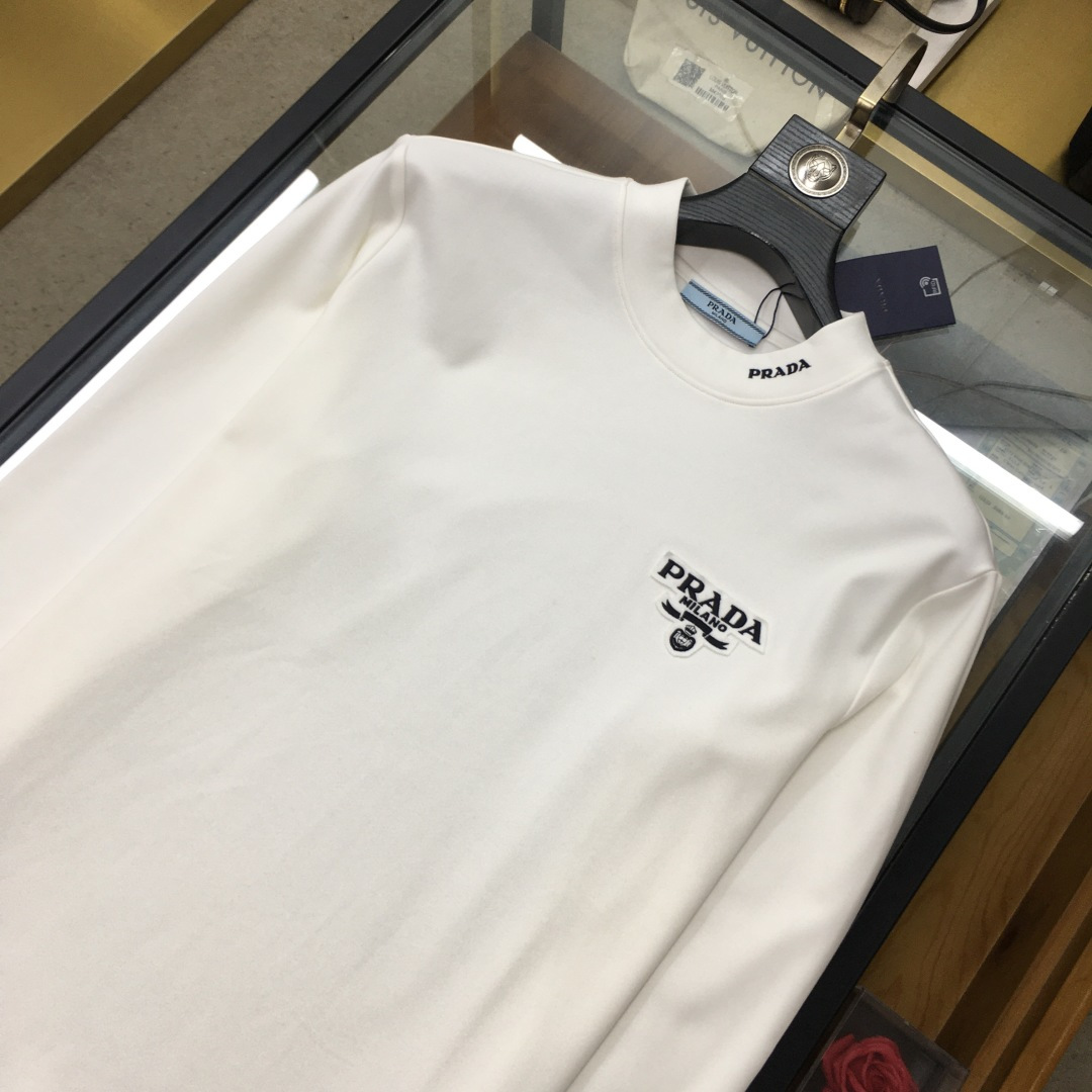 Prada Basic Clothing Wool Black M-l-xl