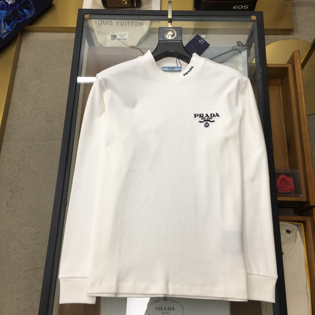 Prada Basic Clothing Wool Black M-l-xl