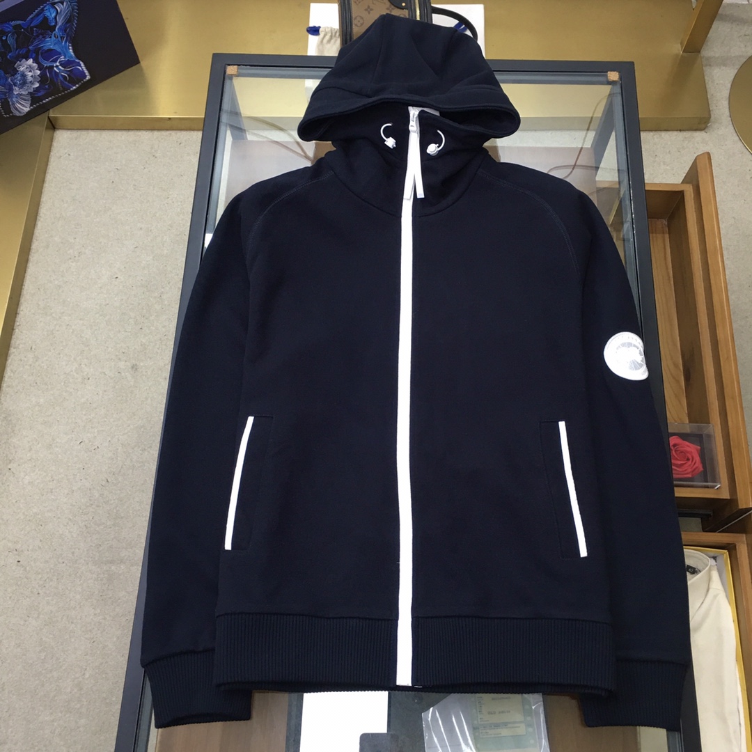 Canada Goose Couple Basic Clothing Cashmere White Hooded M-xl