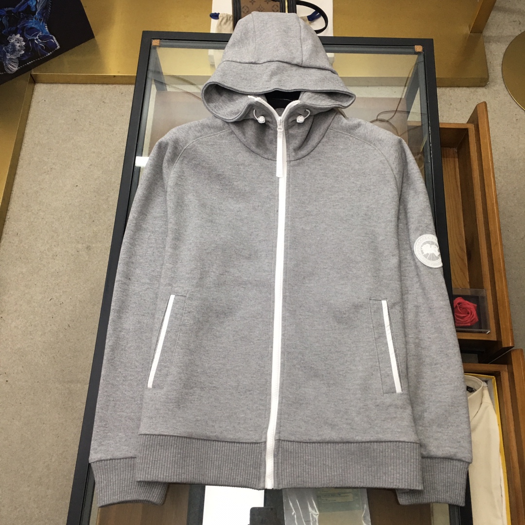 Canada Goose Couple Basic Clothing Cashmere White Hooded M-xl