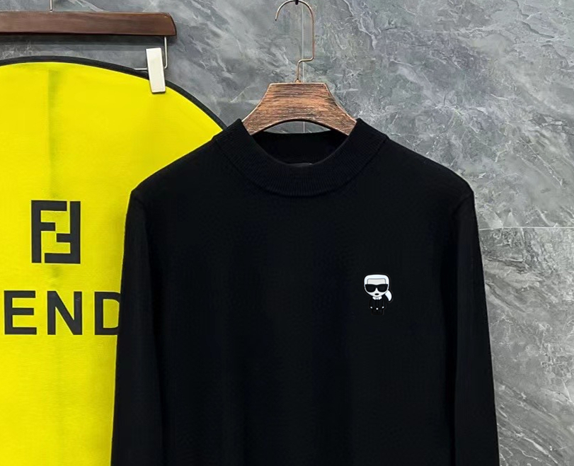 Fendi Female Basic Clothing Wool Black M-l-xl