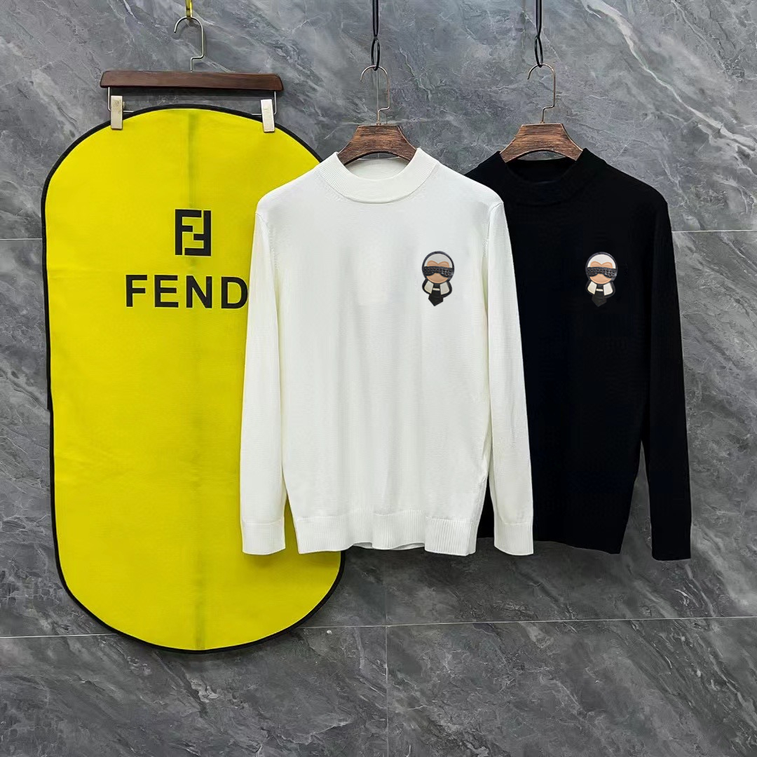 Fendi Female Basic Clothing Wool Black M-l-xl