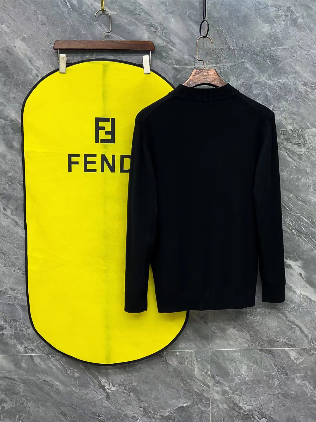 Fendi Female Basic Clothing Wool Black M-l-xl
