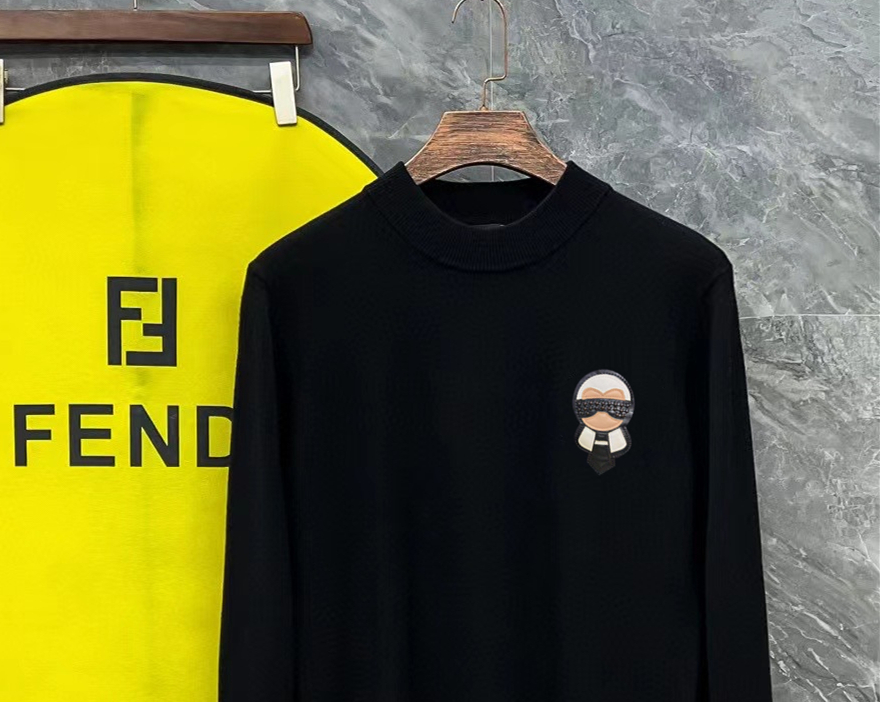 Fendi Female Basic Clothing Wool Black M-l-xl