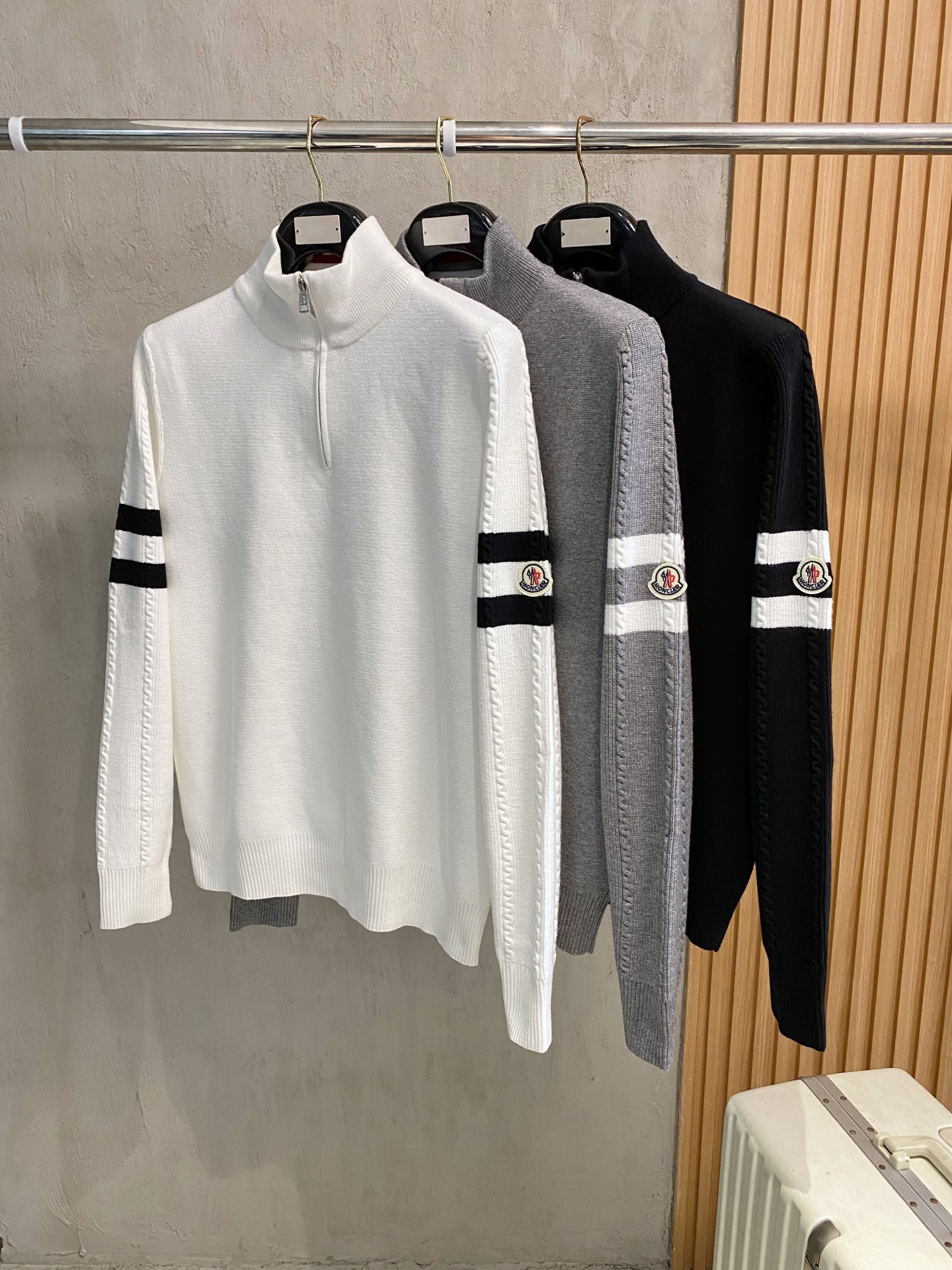 Moncler Basic Clothing Wool M-l-xl