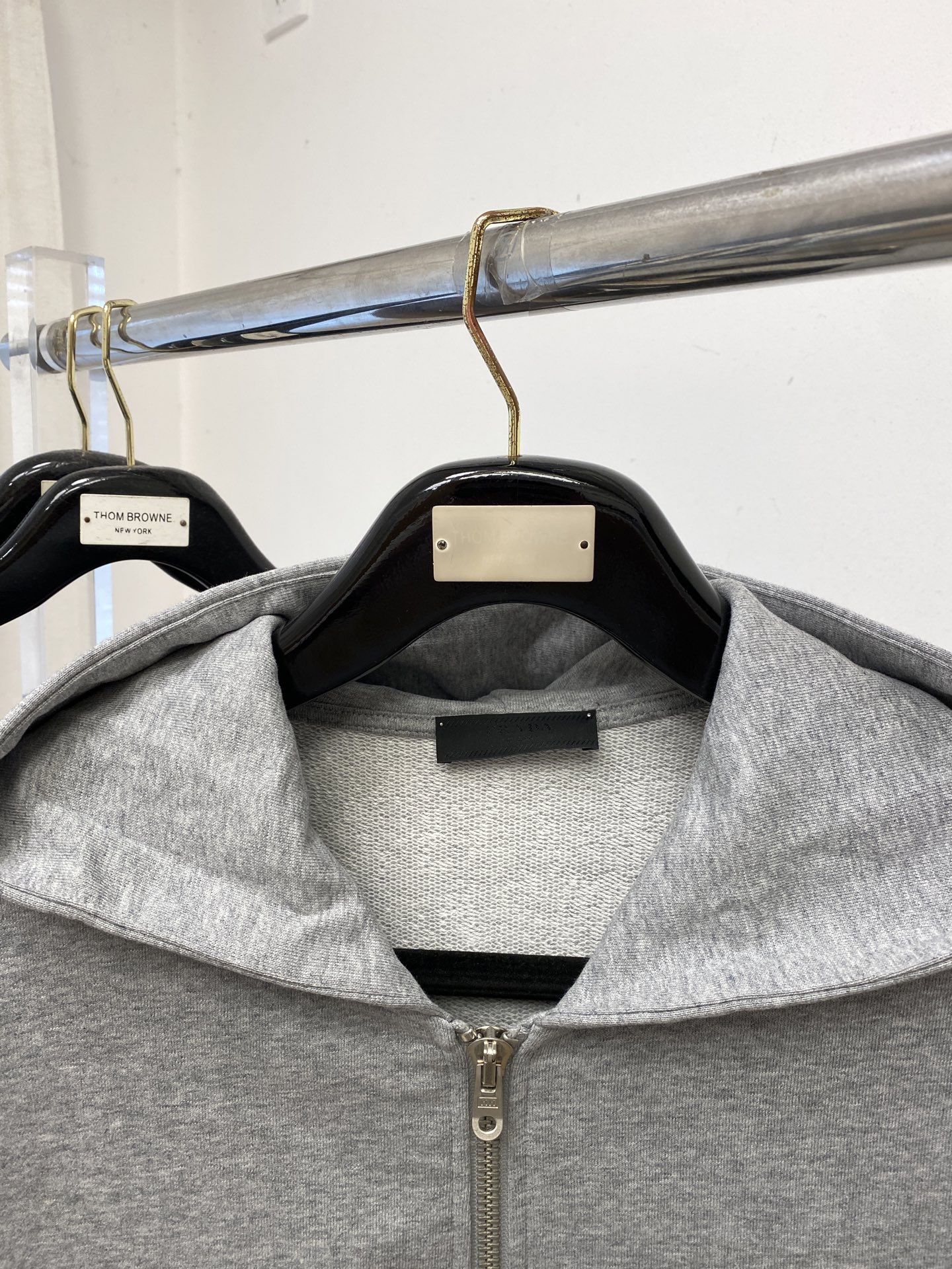 Prada Hoodie Cotton M-l-xl