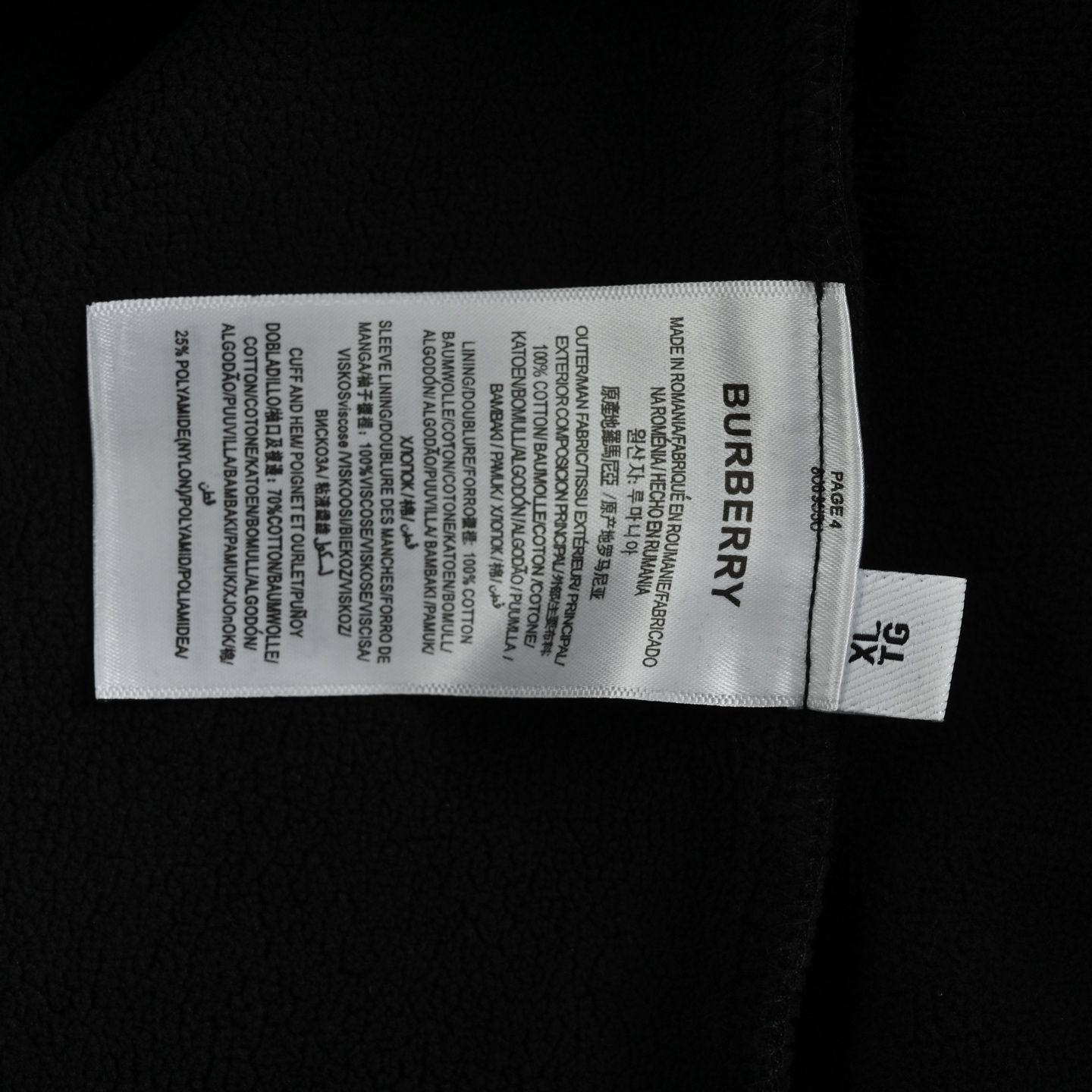 Burberry Couple Hoodie Cotton White Printed S-xl