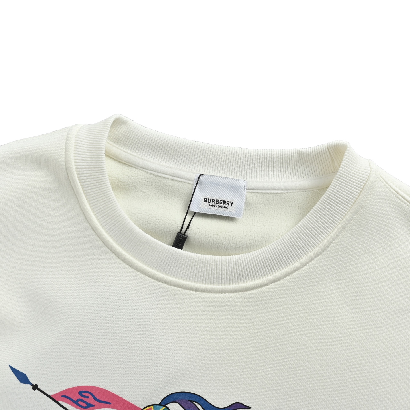 Burberry Couple Hoodie Cotton White Printed S-xl