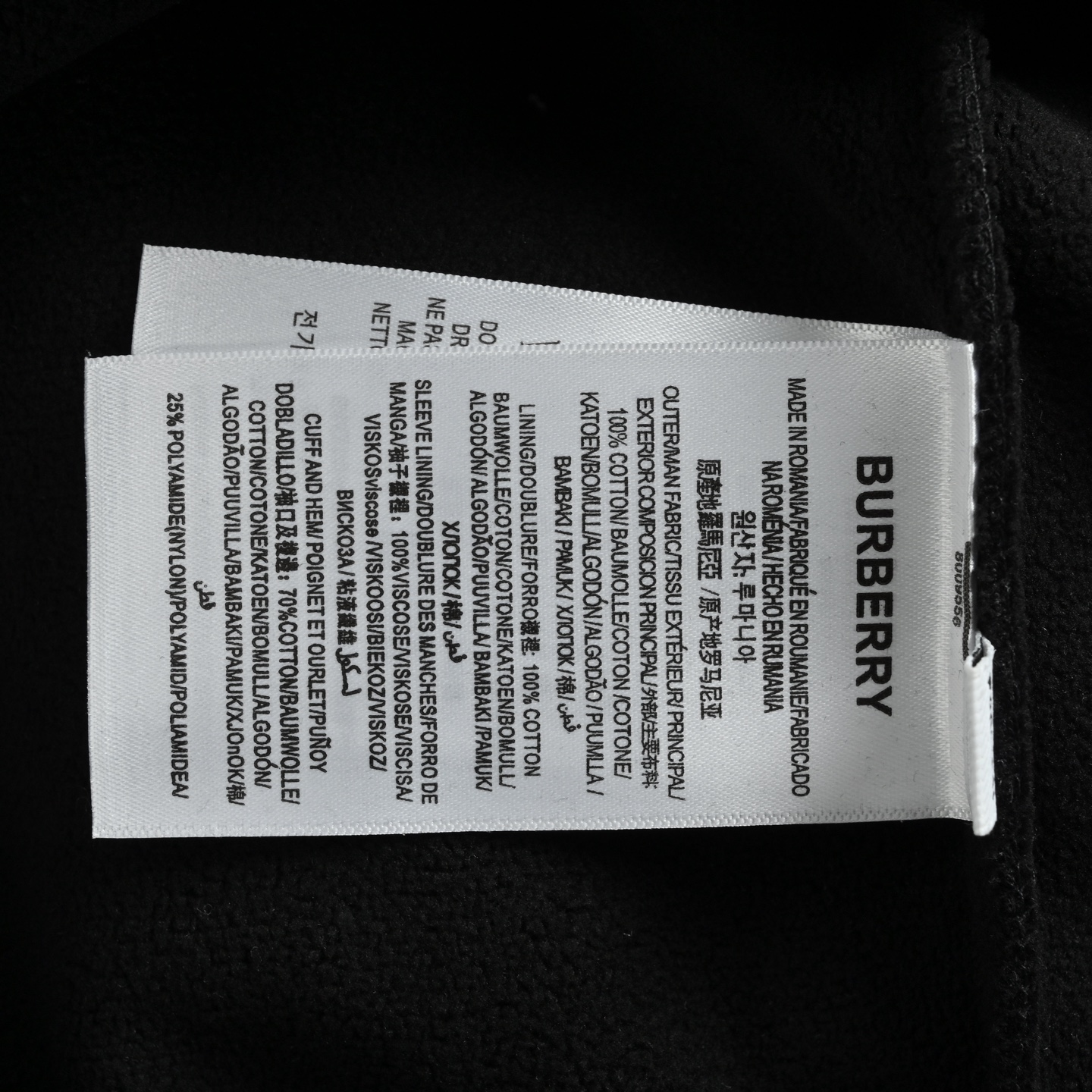 Burberry Couple Hoodie Cotton White Printed S-xl