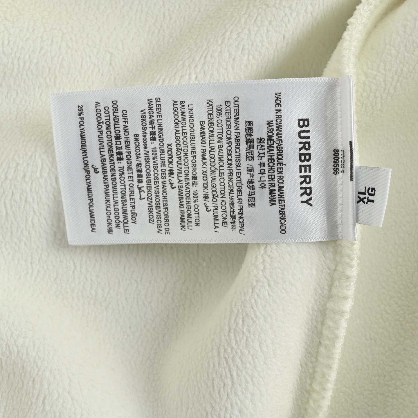 Burberry Couple Hoodie Cotton White Printed S-xl