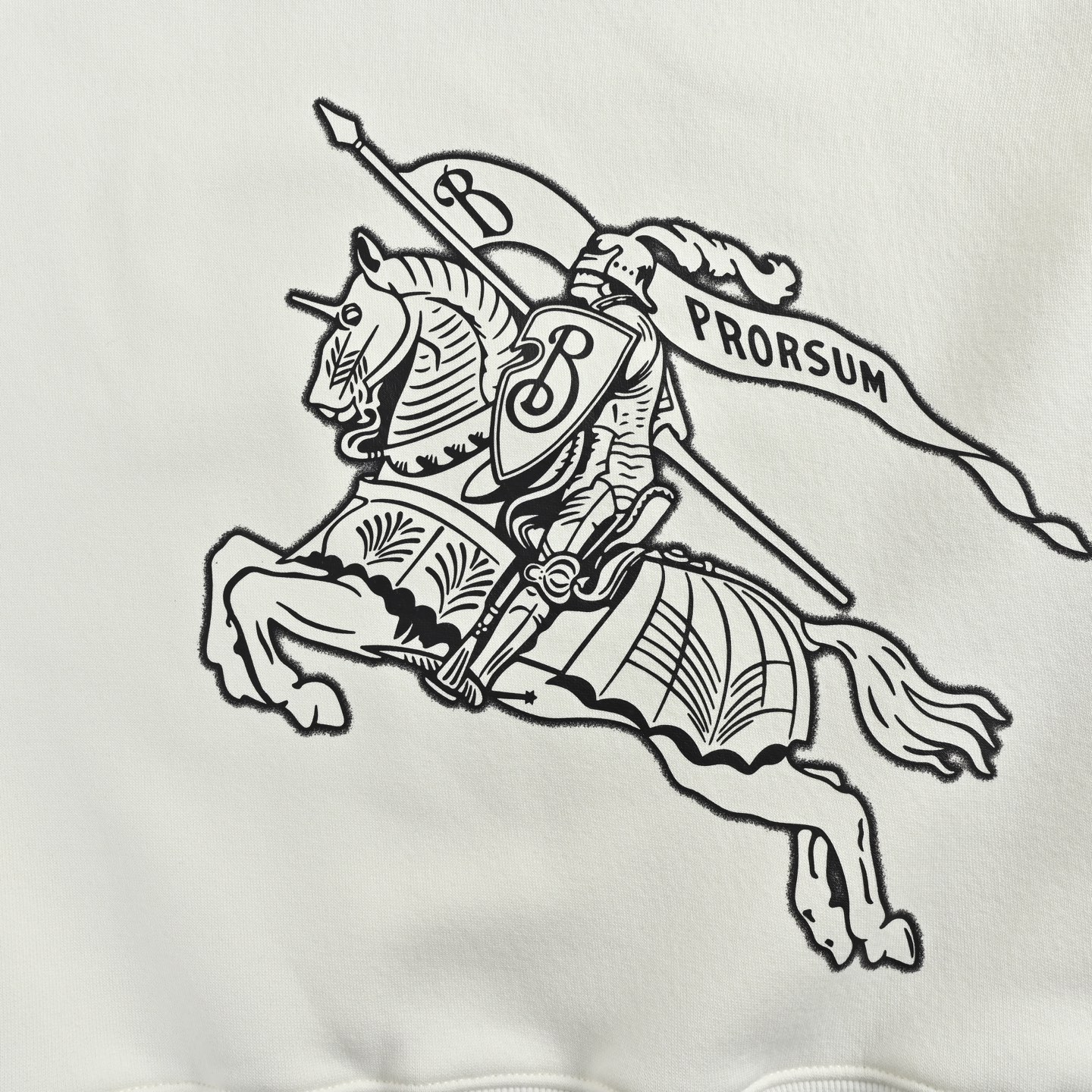 Burberry Couple Hoodie Cotton White Printed S-xl