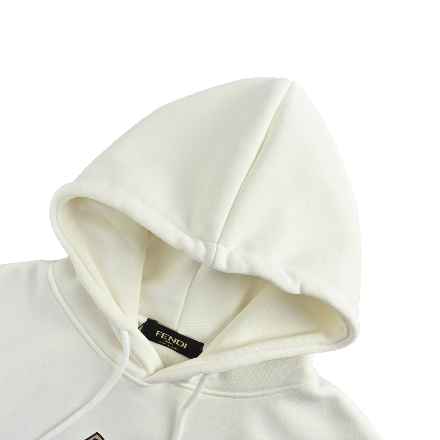 Fendi Couple Hoodie Cotton White Hooded S-xl