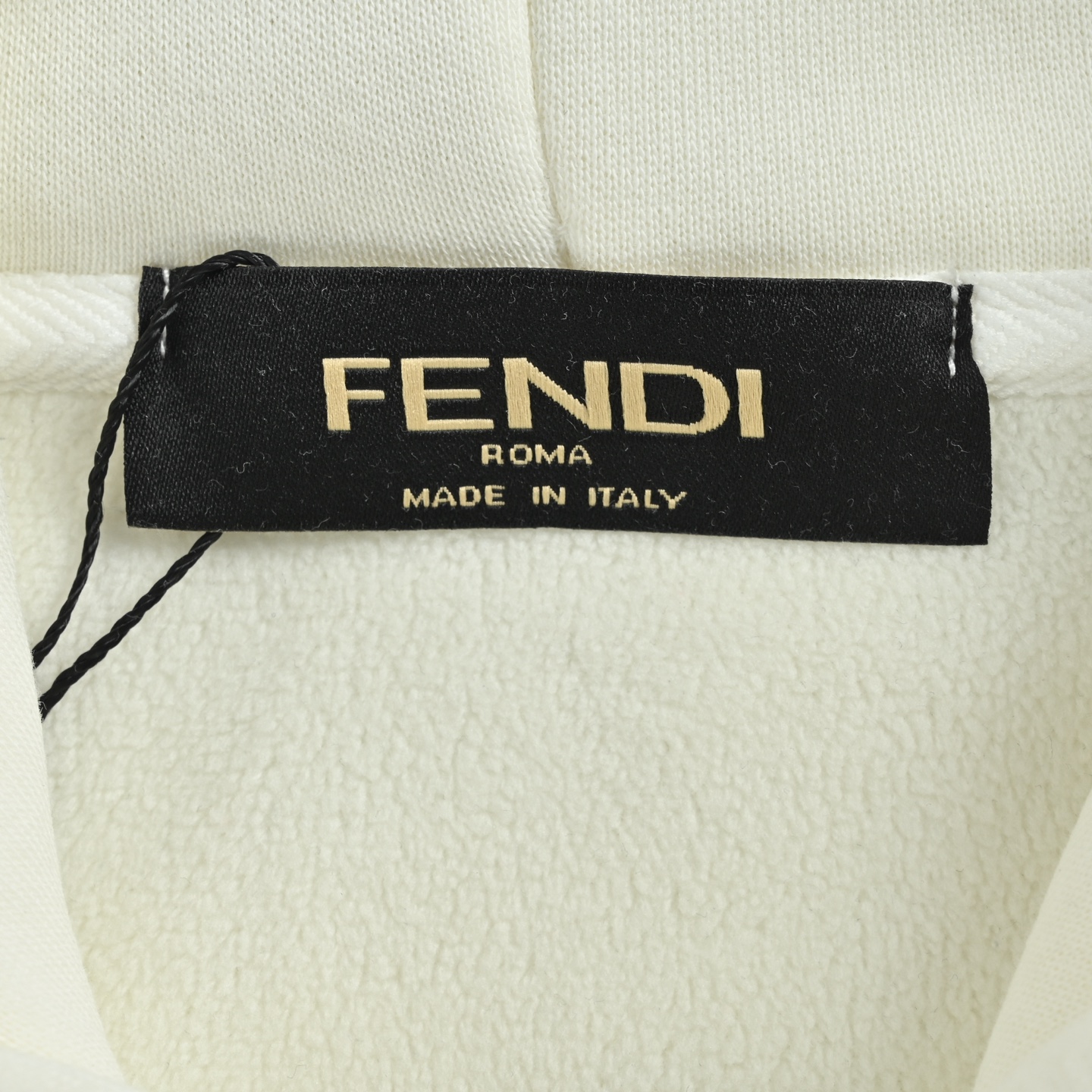 Fendi Couple Hoodie Cotton White Hooded S-xl
