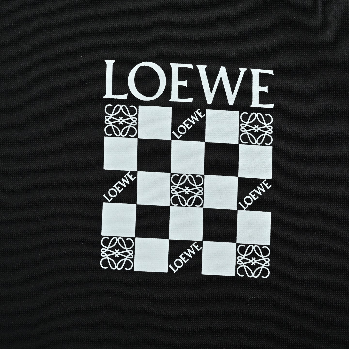 Loewe Couple Hoodie Cotton White Hooded S-l-xl