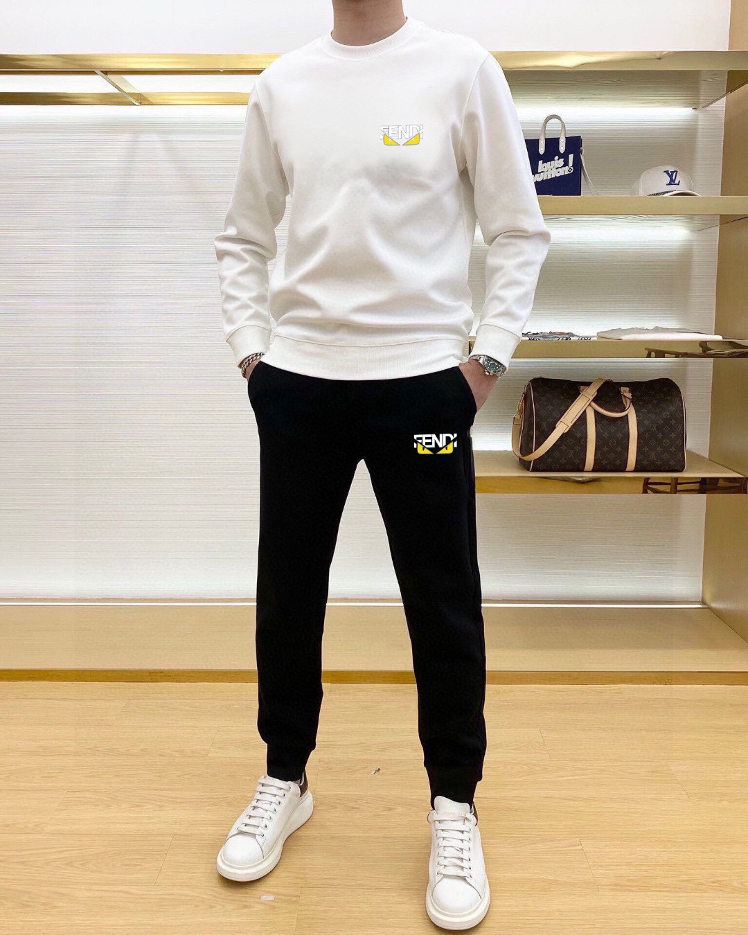 Fendi Hoodie Cotton M-xl
