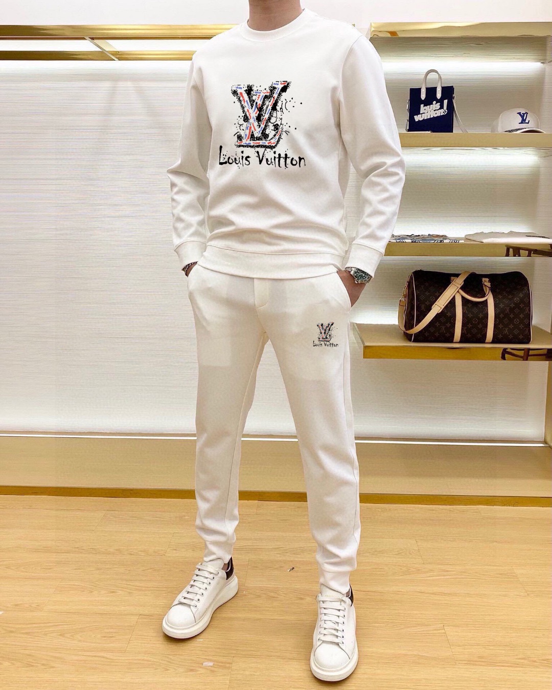 Louis Vuitton Hoodie Cotton M-l-xl