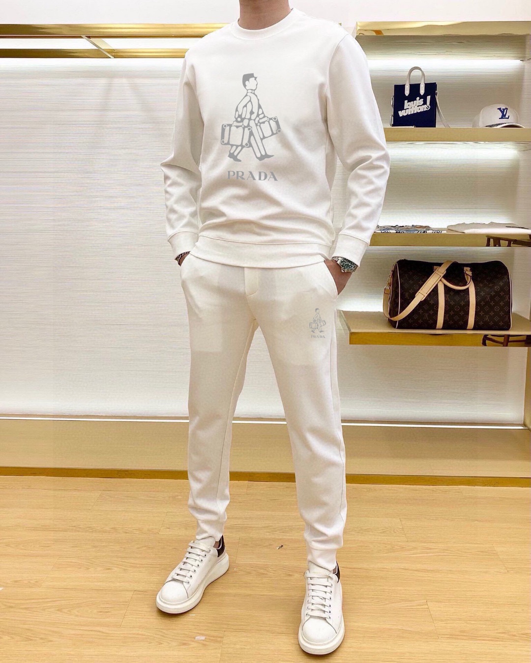 Prada Hoodie Cotton M-xl
