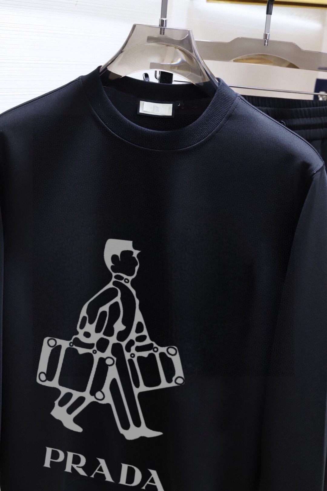 Prada Hoodie Cotton M-xl