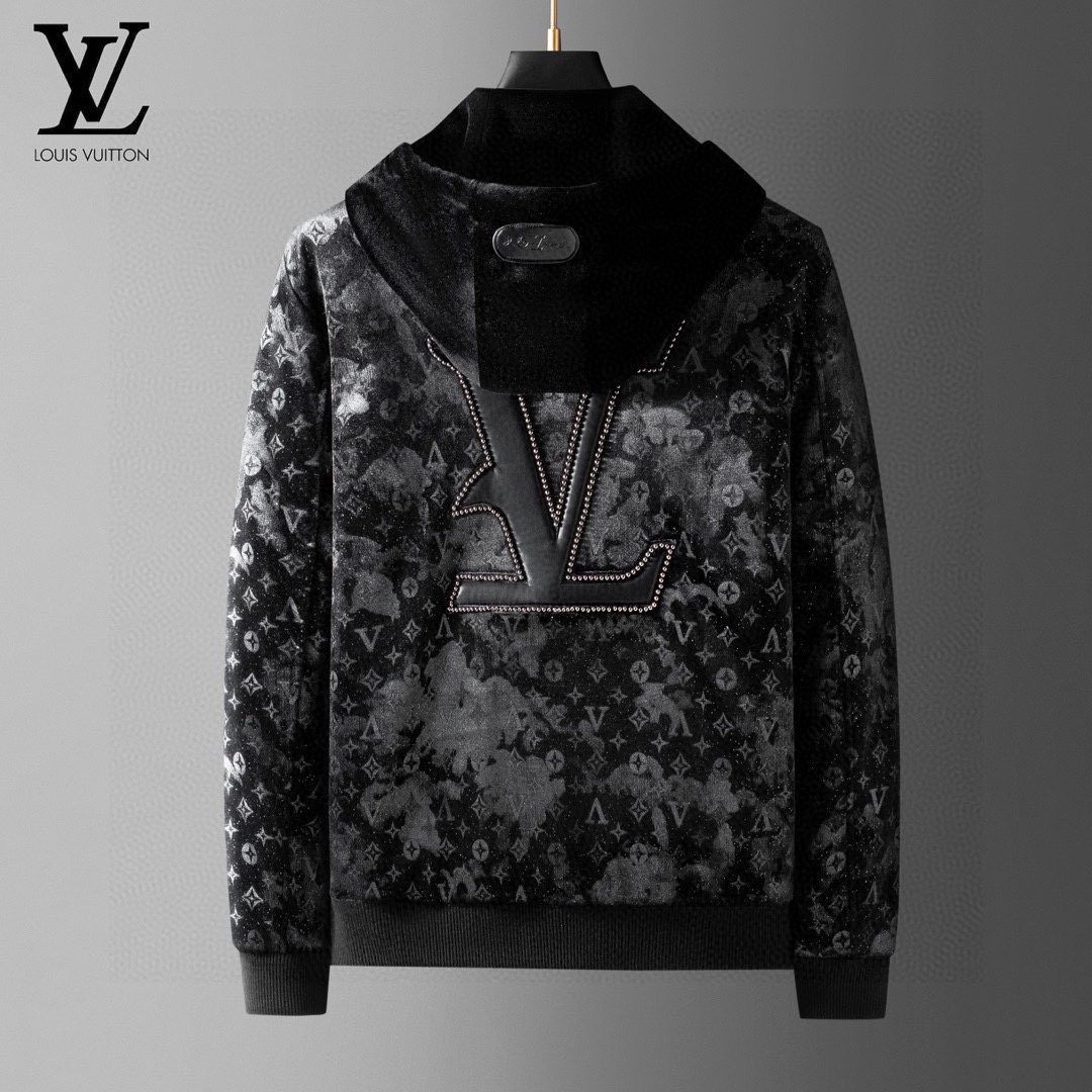 Louis Vuitton Basic Clothing Cotton Fleece Lined M-l-xl
