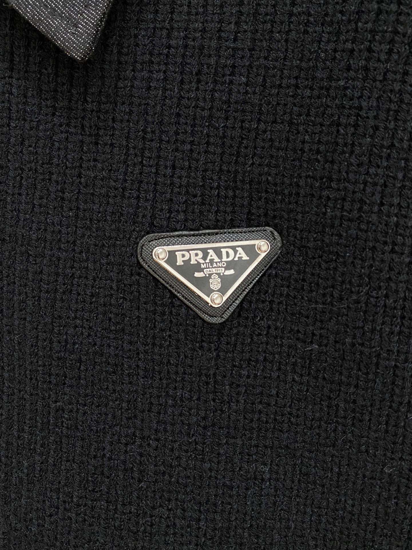 Prada Basic Clothing Wool Printed M-l-xxxl