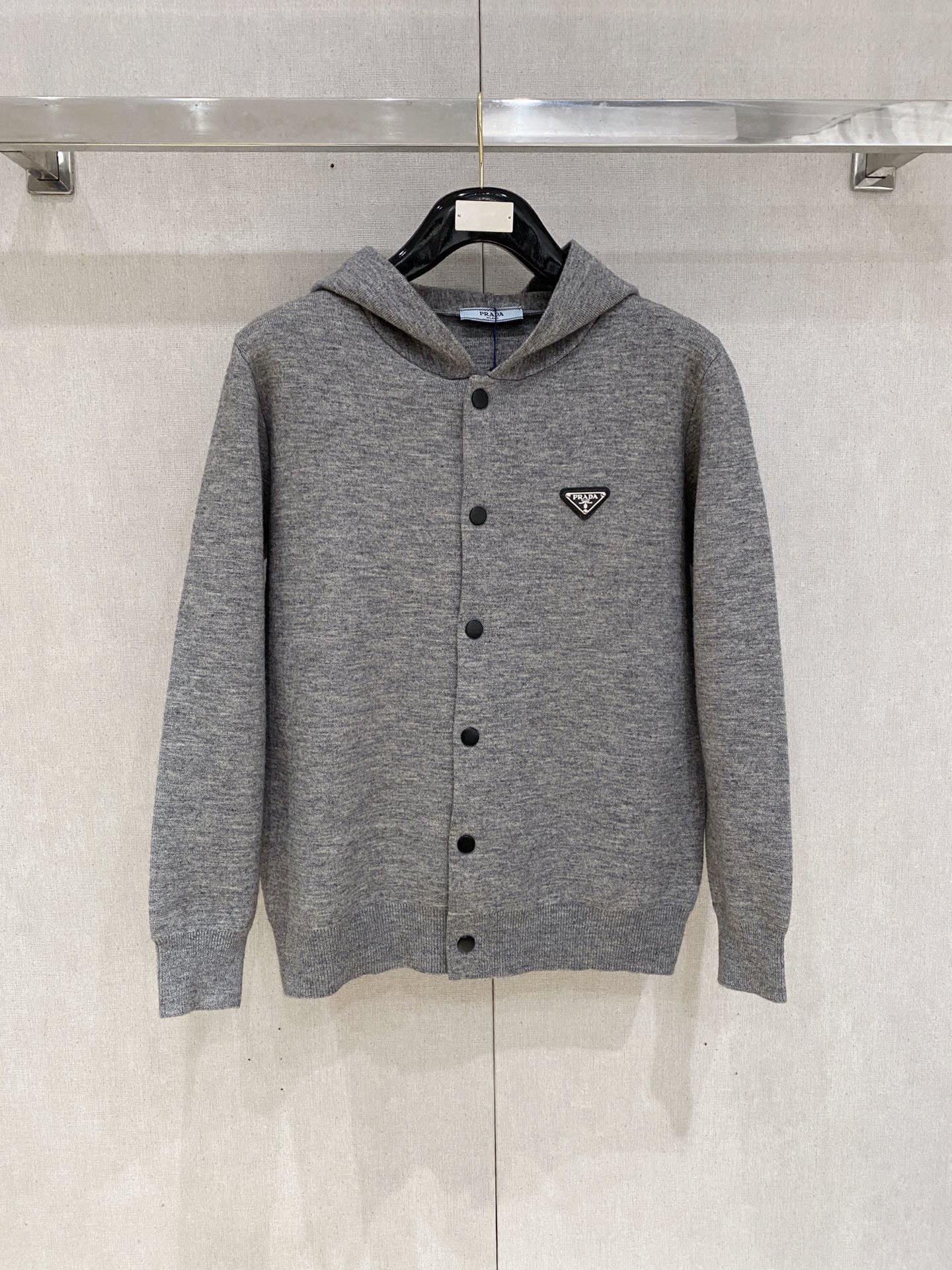 Prada Basic Clothing Wool Printed M-l-xxxl