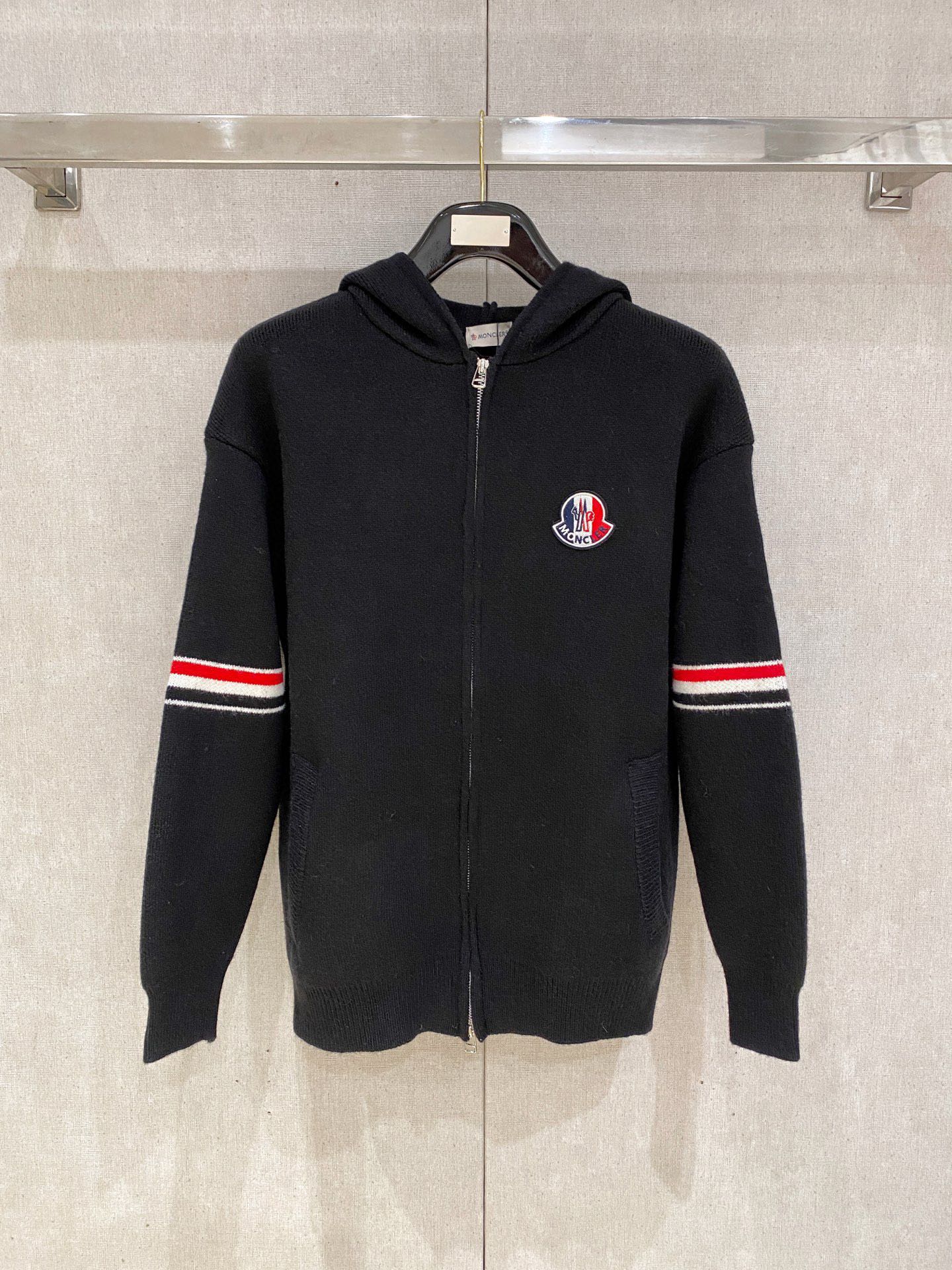 Moncler Basic Clothing Wool Printed M-l-xxxl
