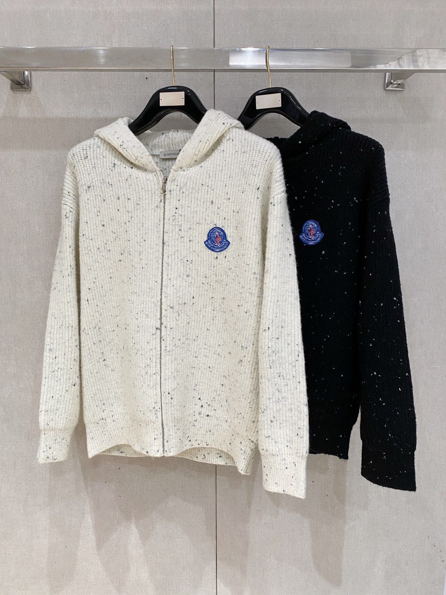 Moncler Basic Clothing Wool Printed M-l-xxxl