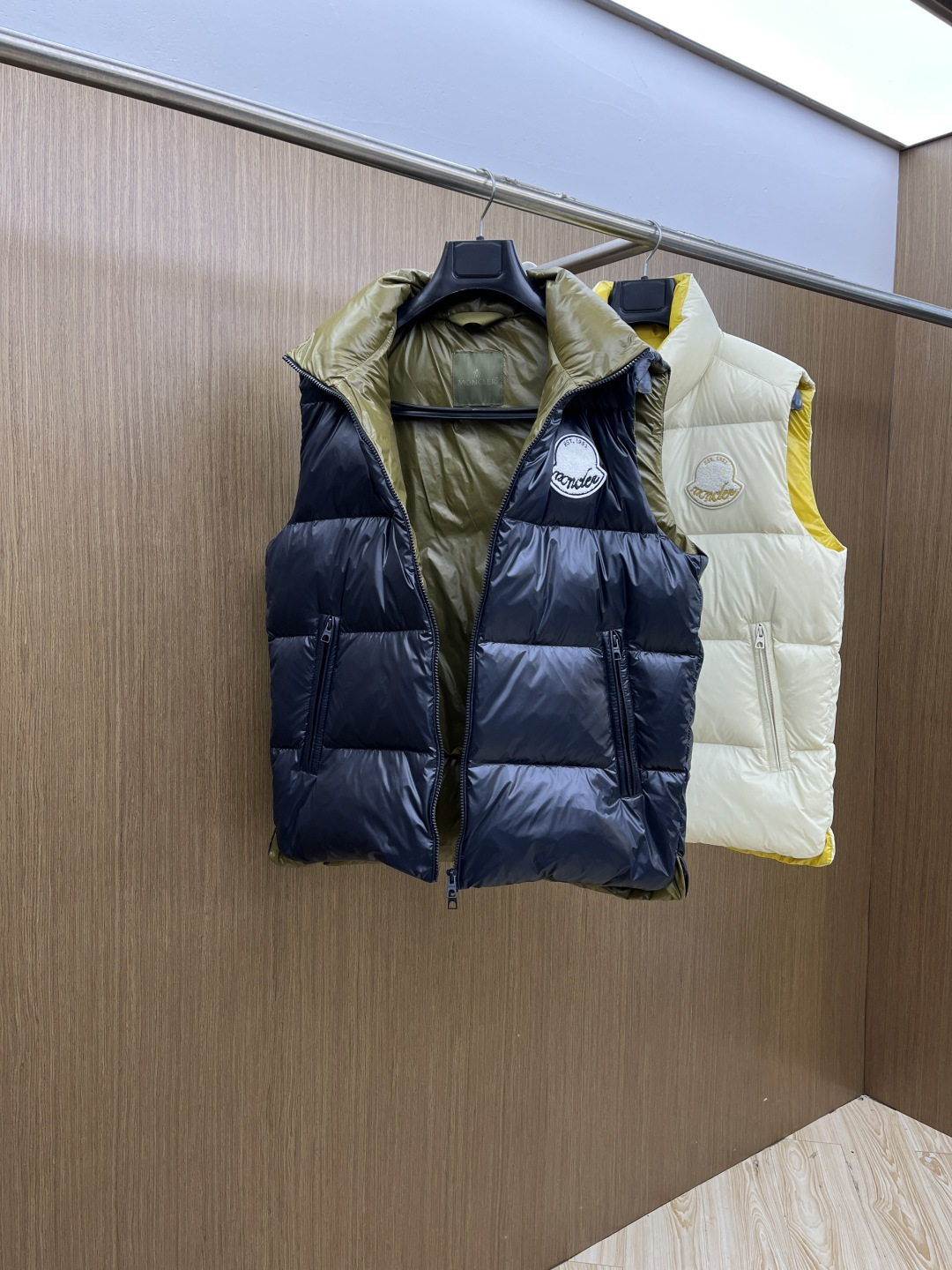Moncler Male Down Vest Goose Down Slim Fit S-m-l