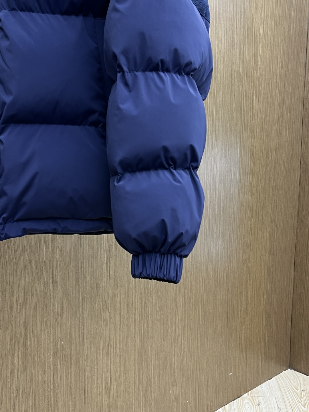 Louis Vuitton Down Jacket Goose Down Blue Hooded M-l