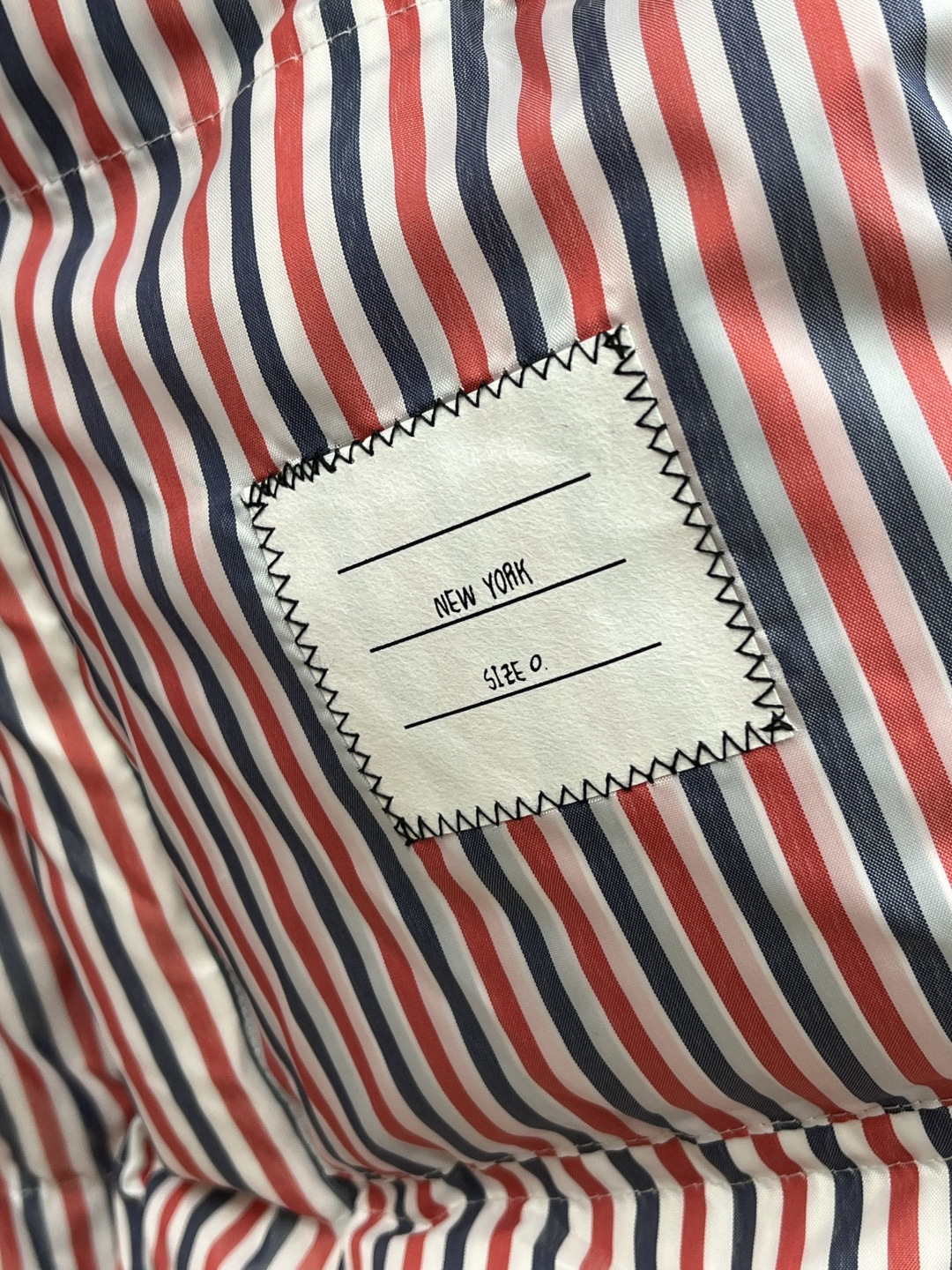 Thom Browne Down Jacket White Duck Down