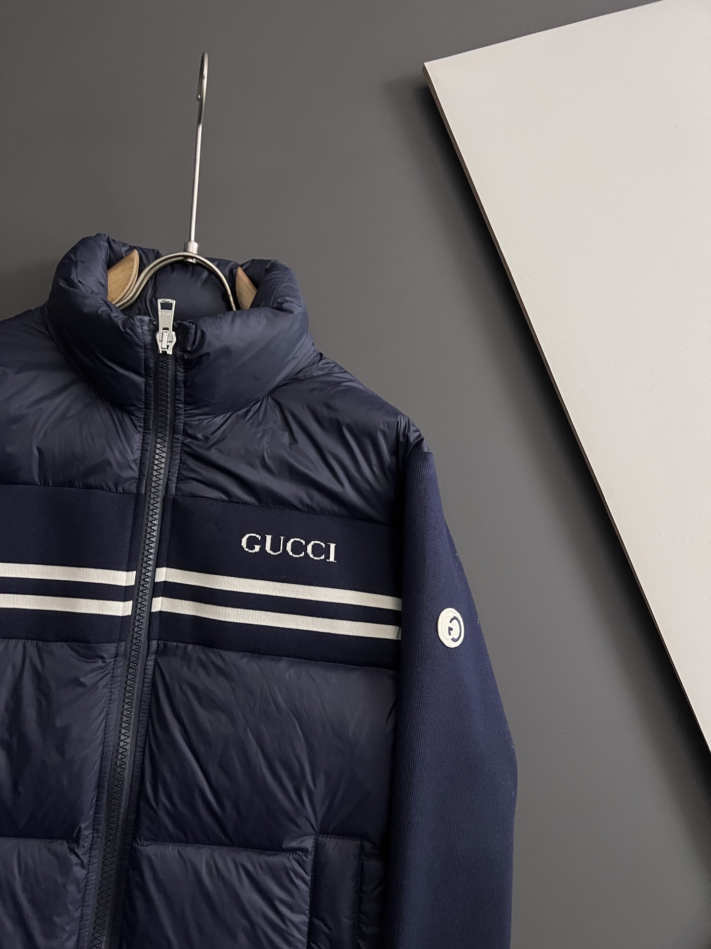 Gucci Down Jacket White Duck Down