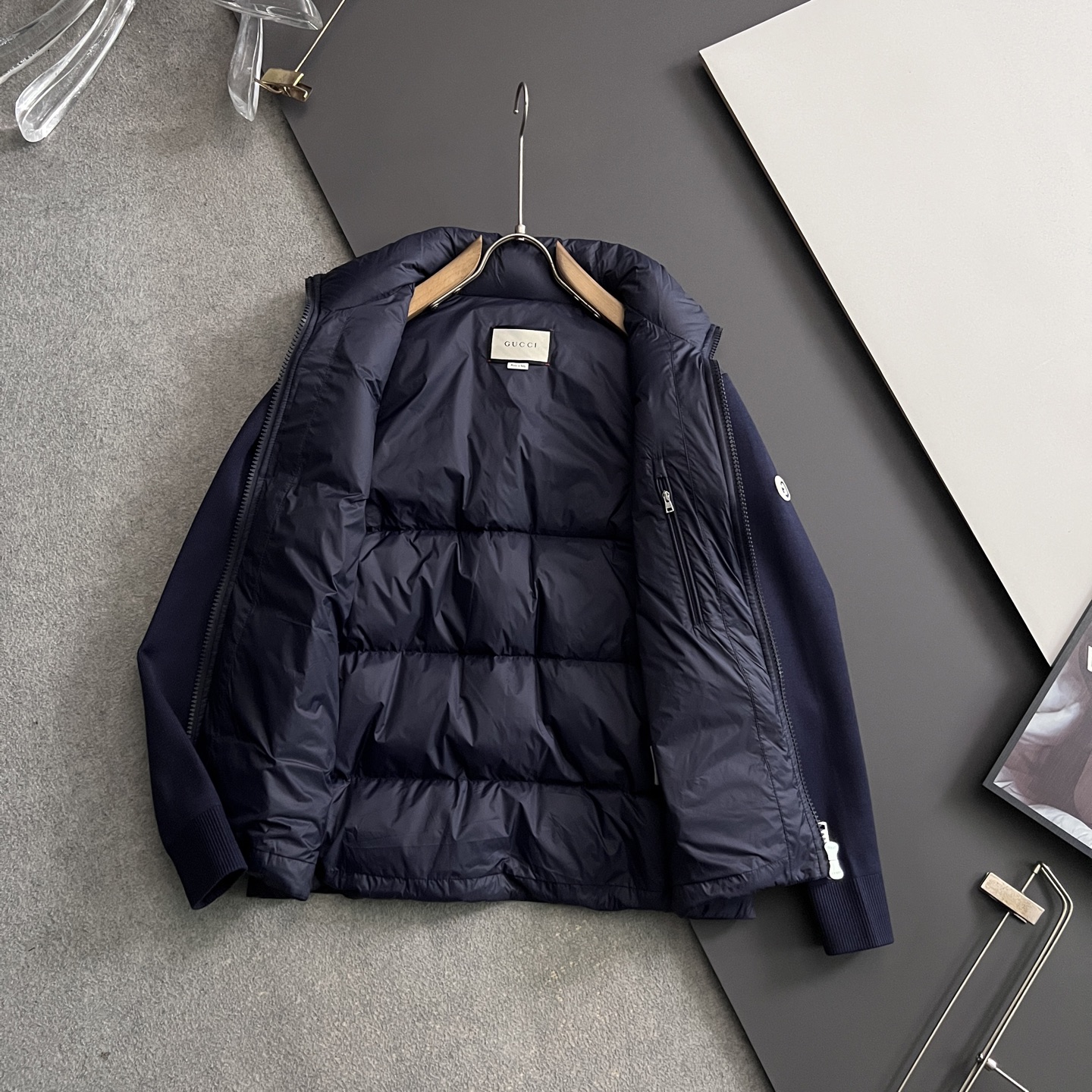 Gucci Down Jacket White Duck Down