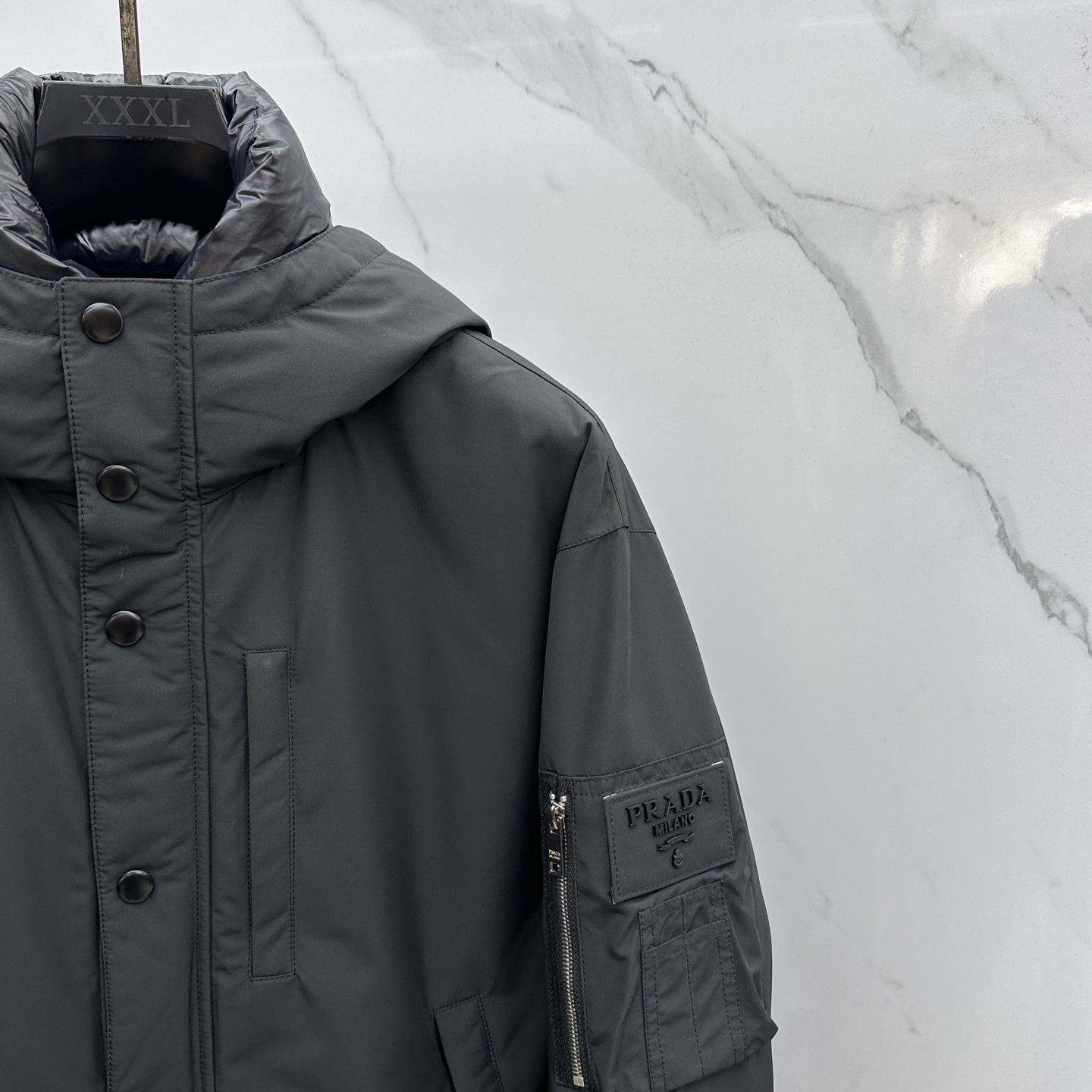 Prada Male Down Jacket Hooded M-l-xxl