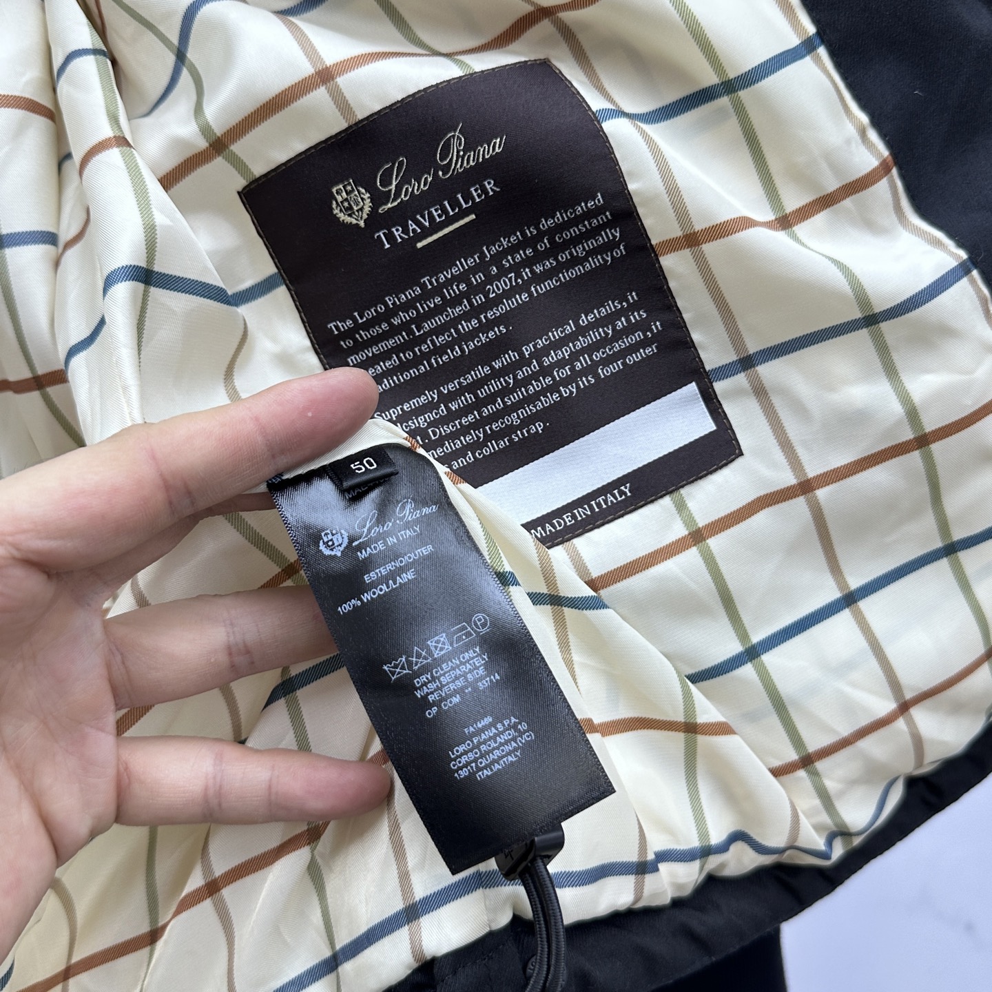 Loro Piana Male Down Jacket Goose Down Slim Fit S-l