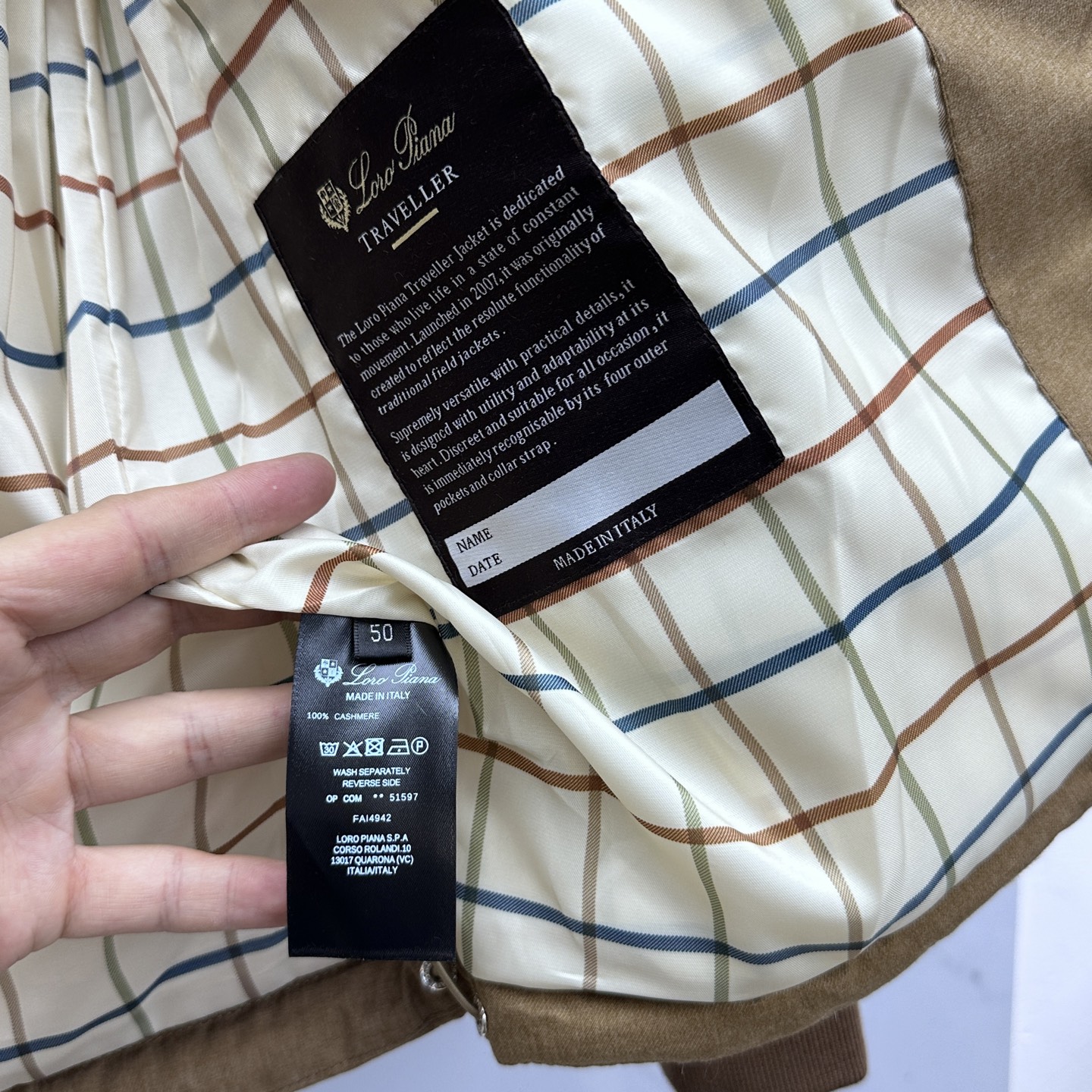 Loro Piana Male Down Jacket Goose Down Slim Fit S-l