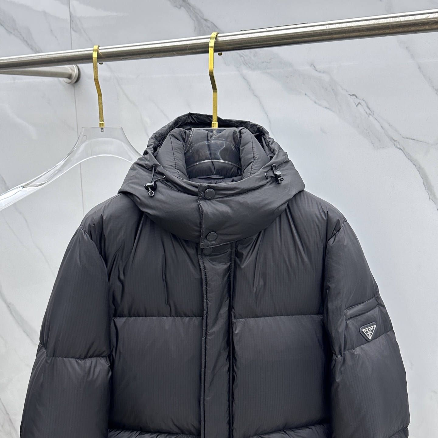 Prada Male Down Jacket Goose Down Hooded S-l