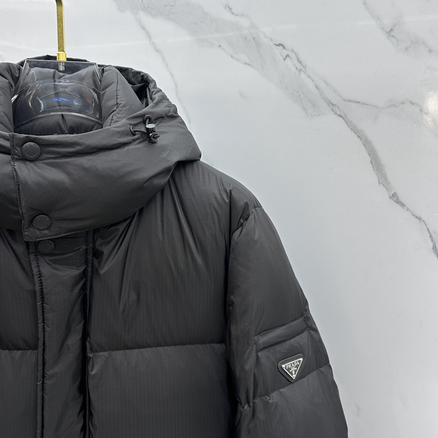 Prada Male Down Jacket Goose Down Hooded S-l