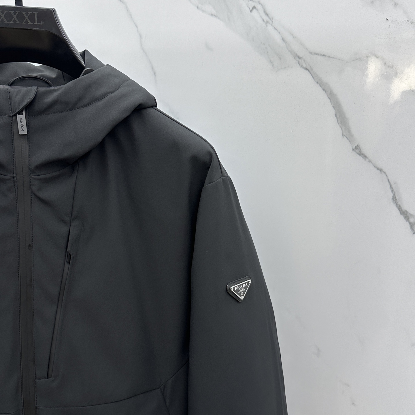 Prada Male Down Jacket Hooded S