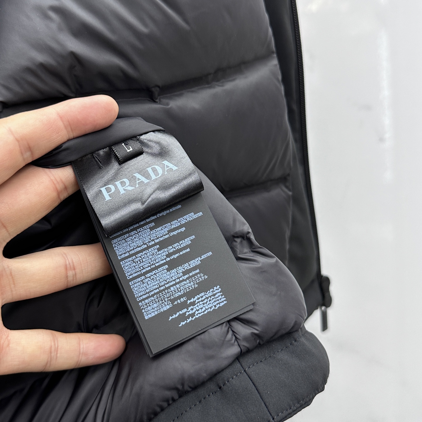 Prada Male Down Jacket Hooded S