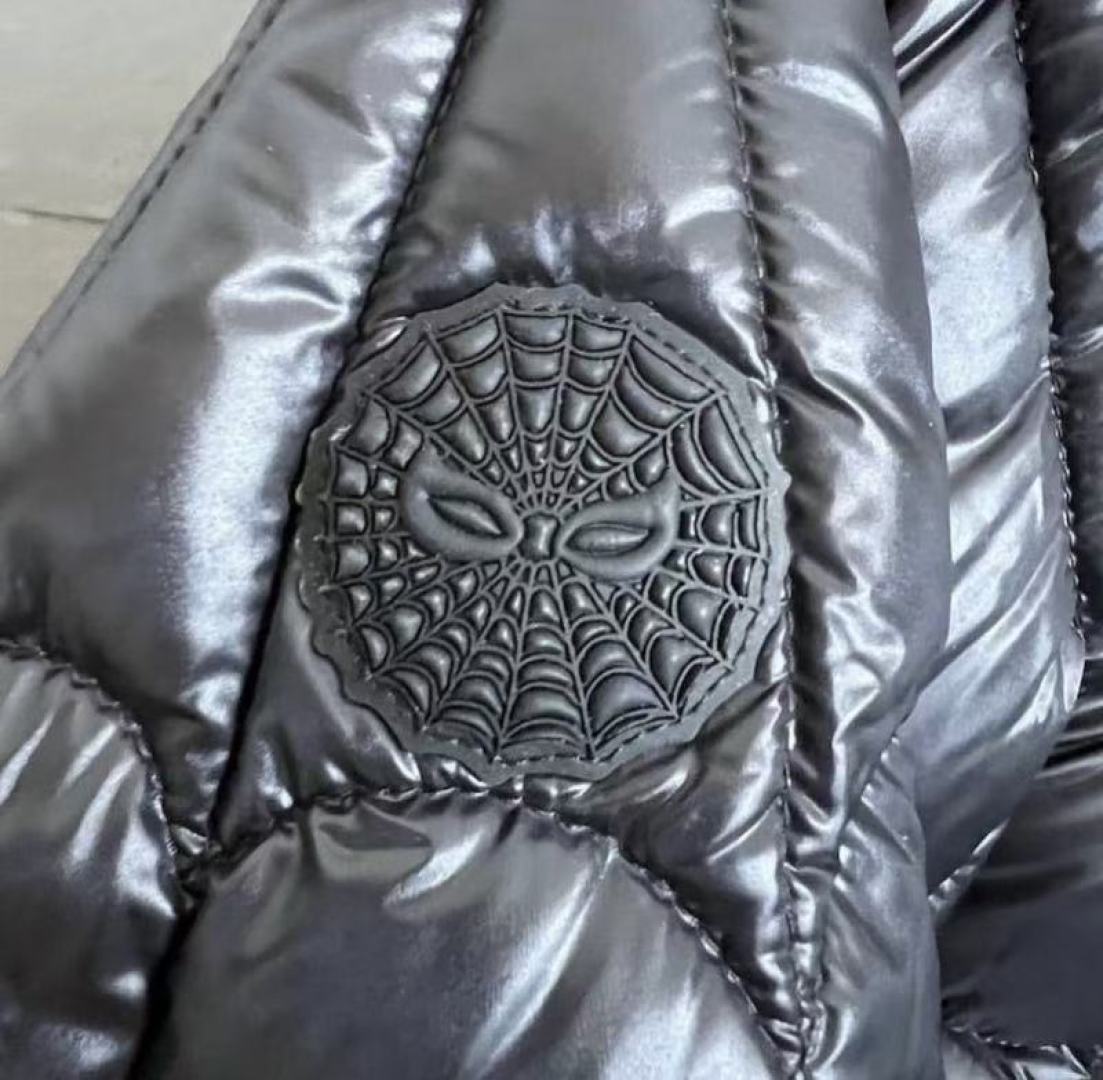 Moncler Male Down Jacket Black Hooded M-l