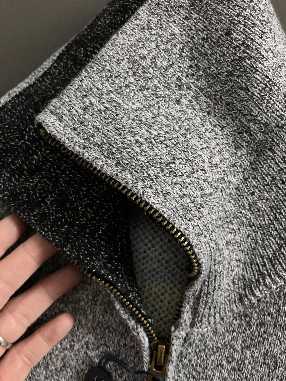 Loro Piana Hoodie Knitted Gray Hooded M-l-xxxl