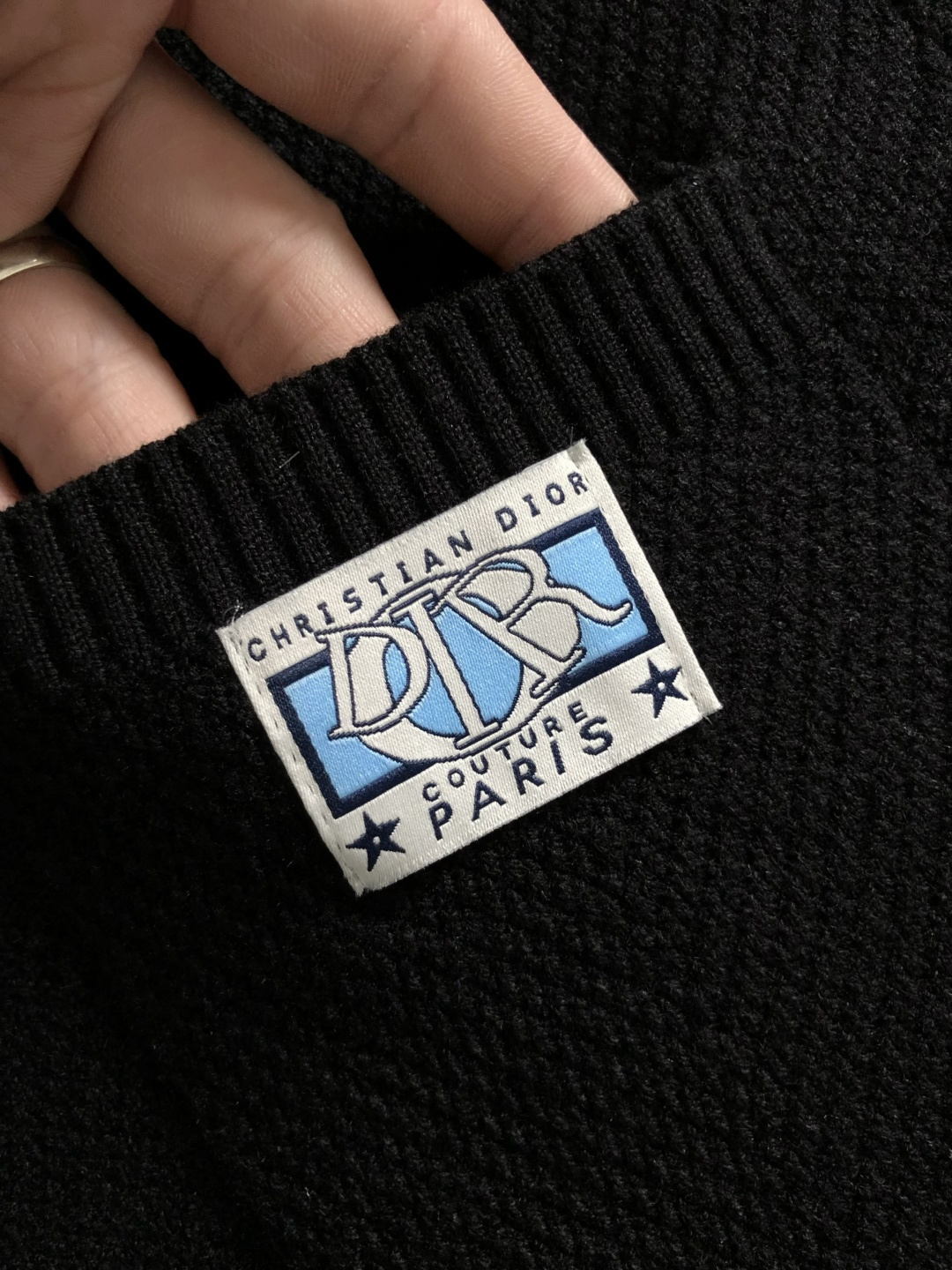 Dior Jeans Knitted Black M-l-xxxl