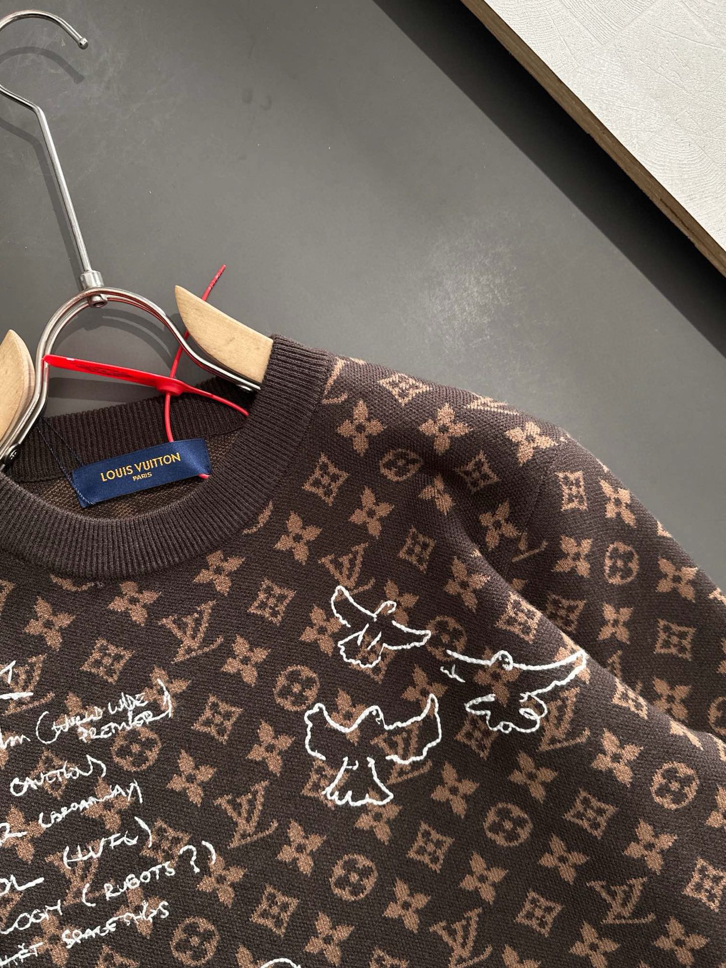 Louis Vuitton Basic Clothing Wool Brown S-xl