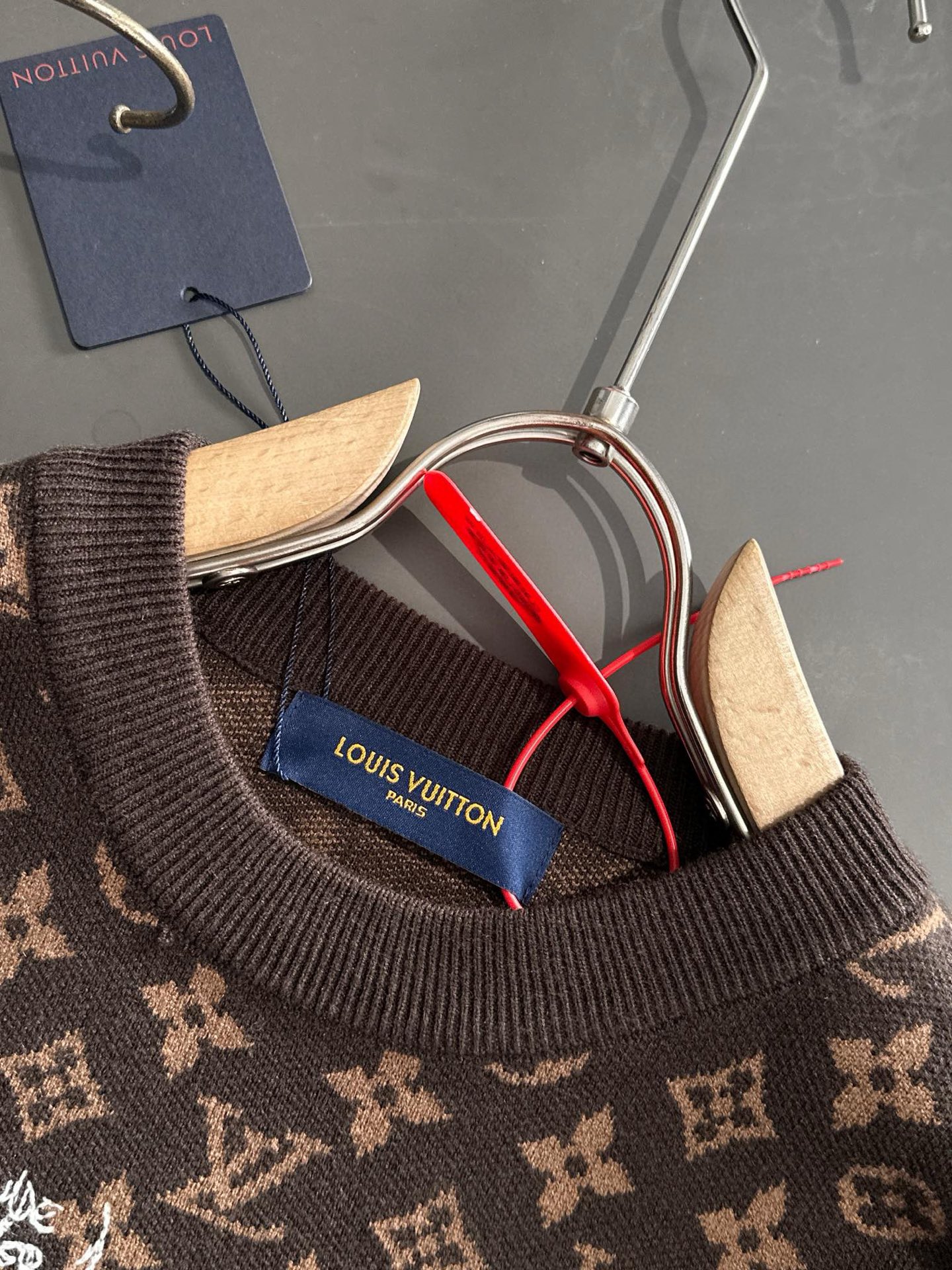 Louis Vuitton Basic Clothing Wool Brown S-xl