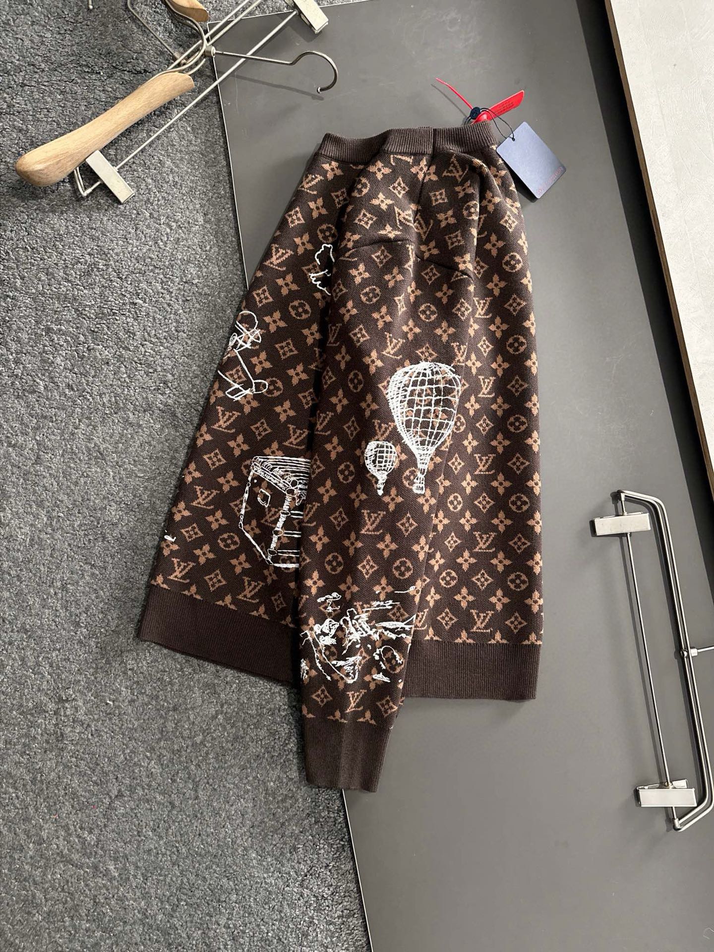 Louis Vuitton Basic Clothing Wool Brown S-xl